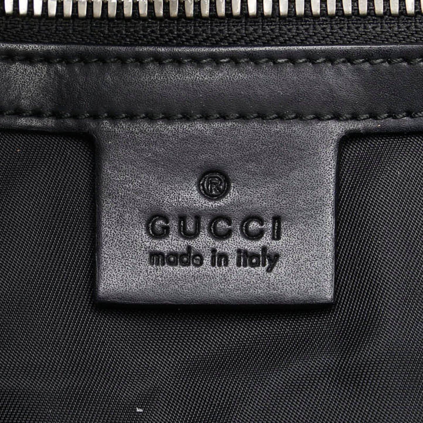 Gucci Beige Black Pvc Leather Shoulder Bag Tote Bag