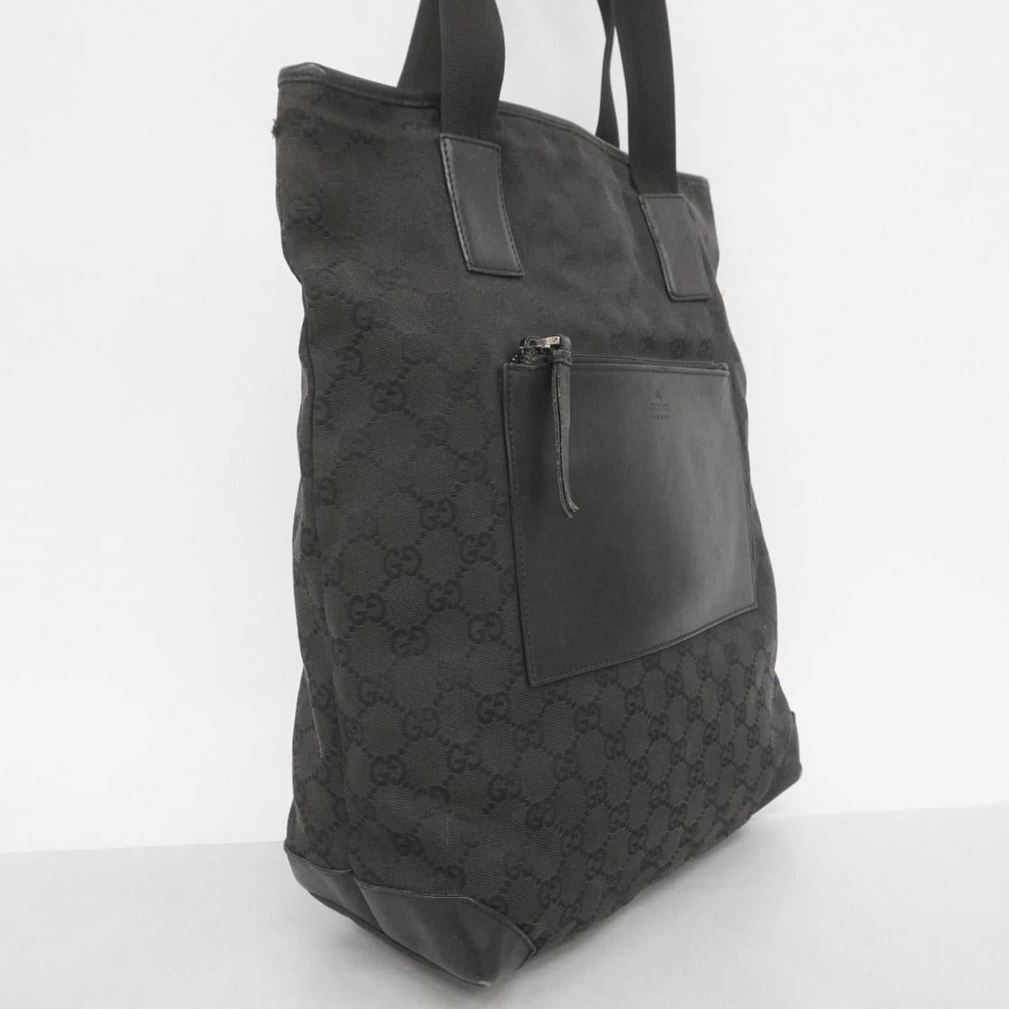 Gucci Black Canvas Tote Bag