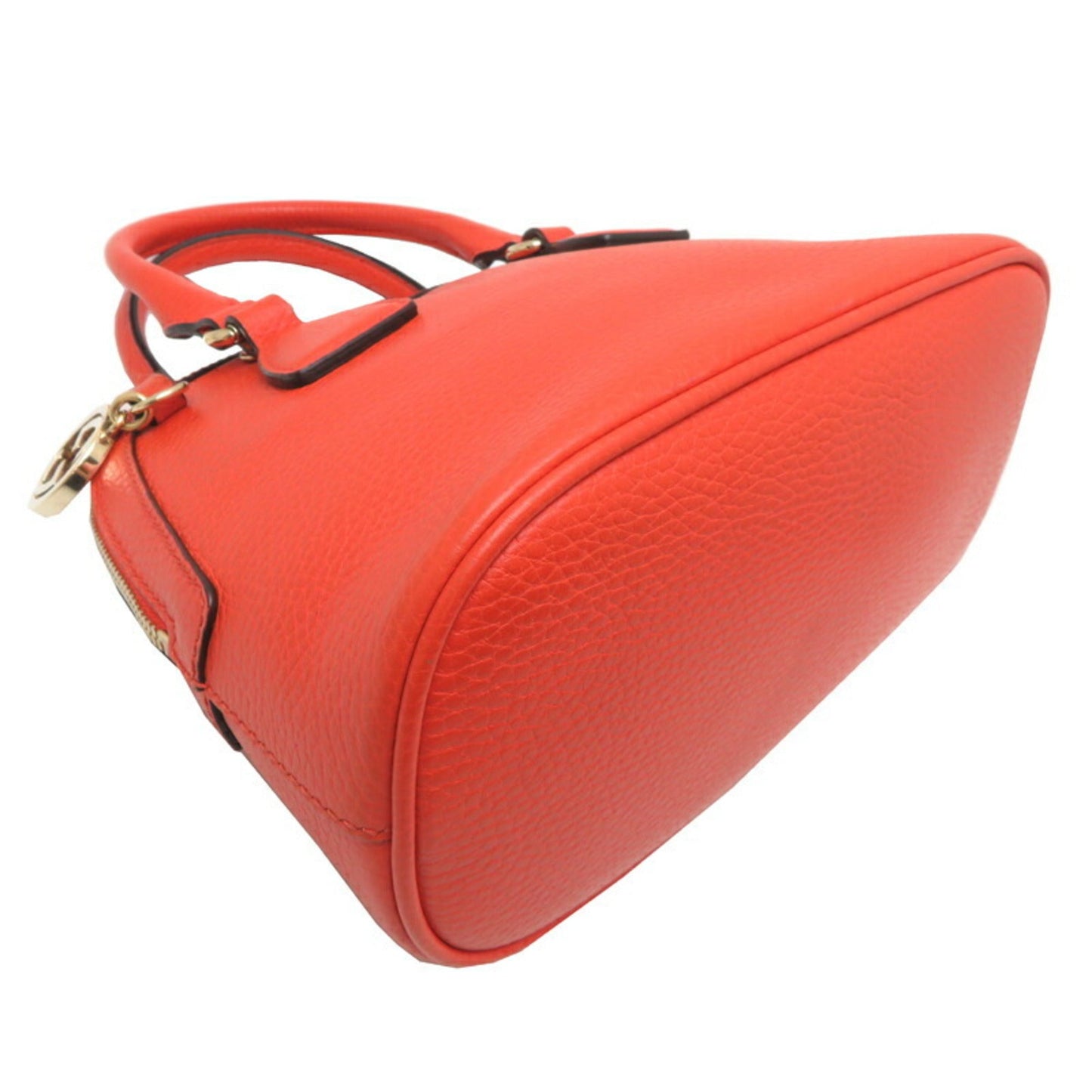 Gucci Orange Leather Handbag
