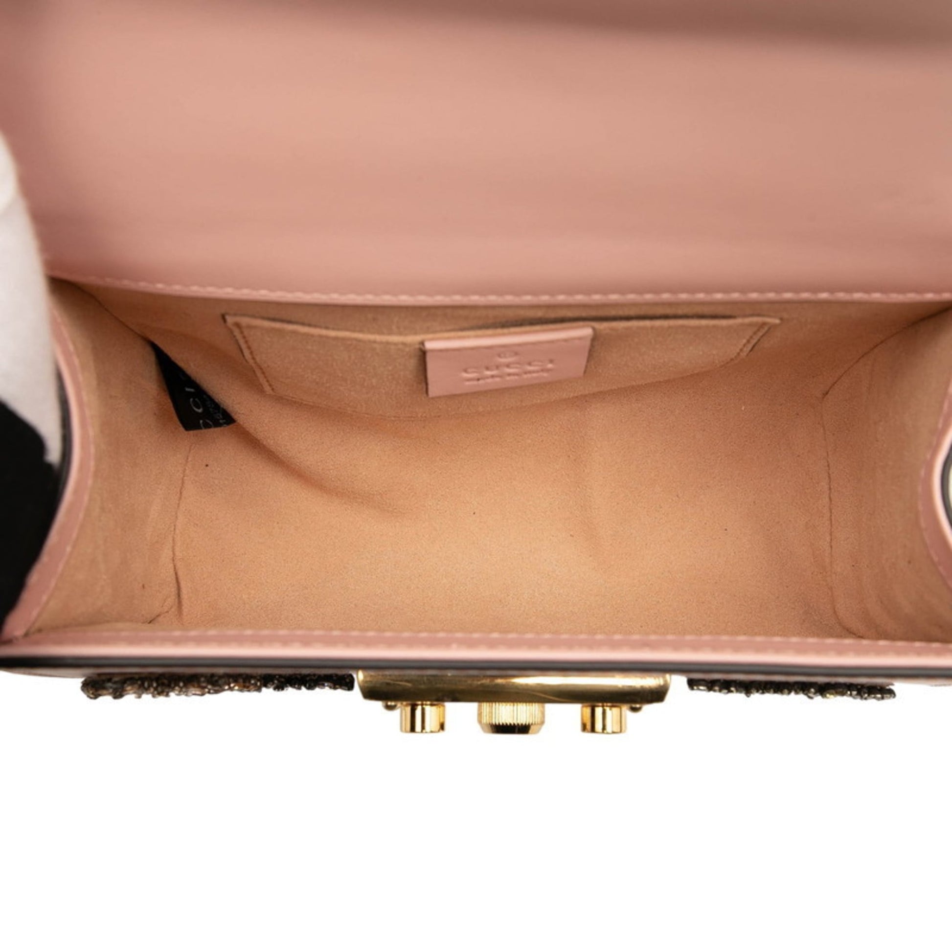 Gucci Pink Leather Shoulder Bag