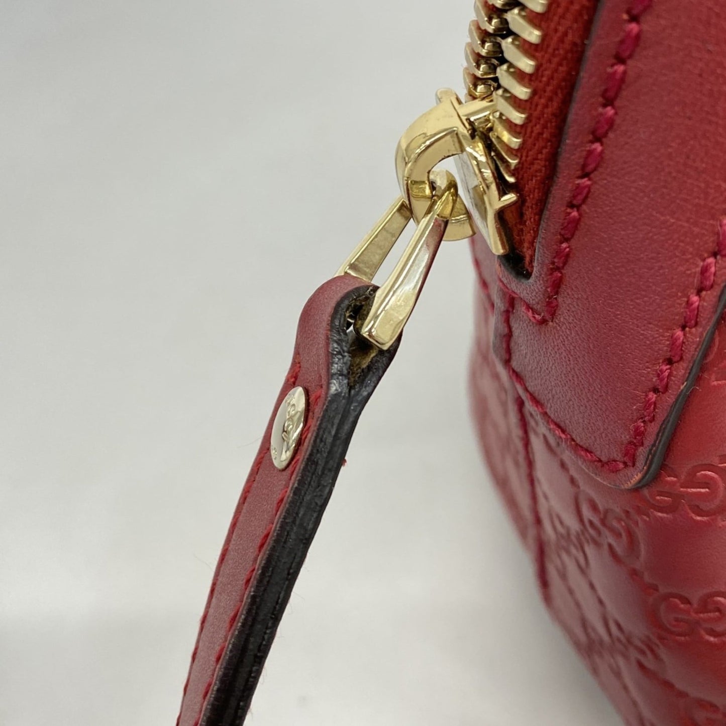 Gucci Red Color Leather Handbag