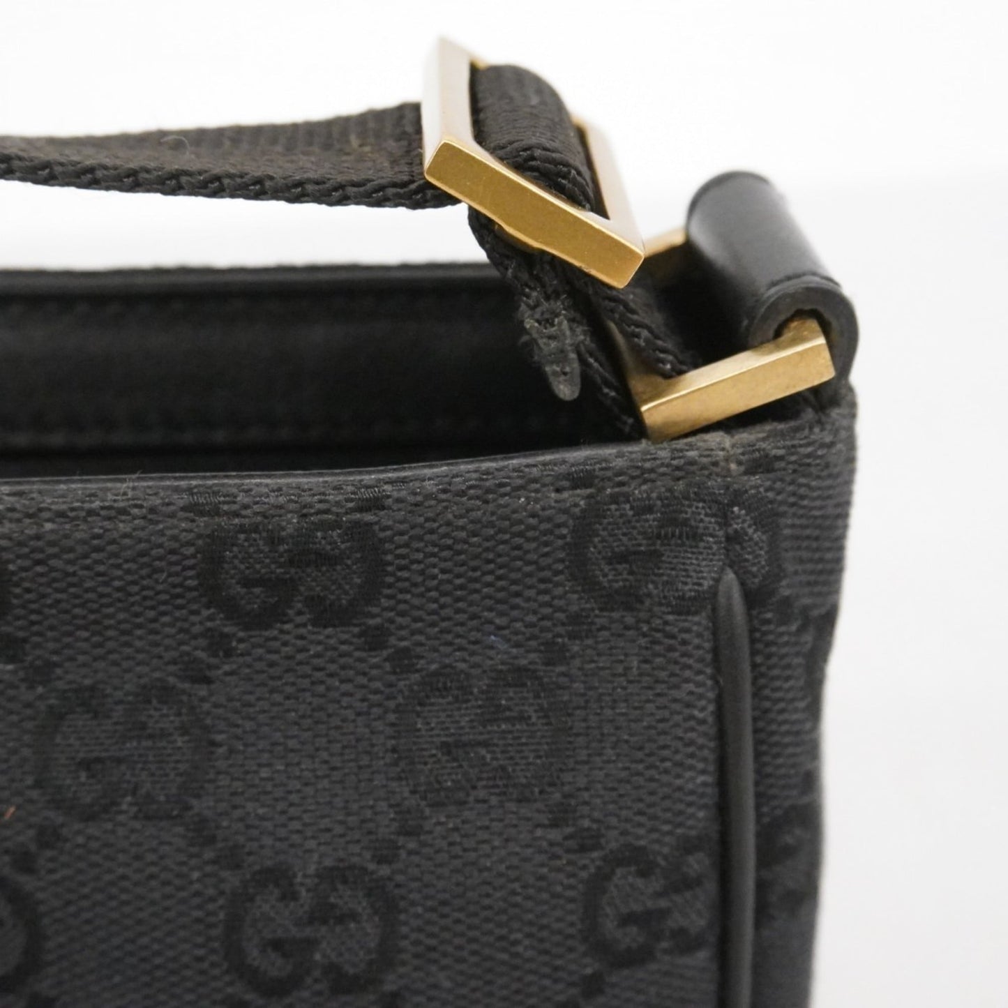 Gucci Black Canvas Pouch