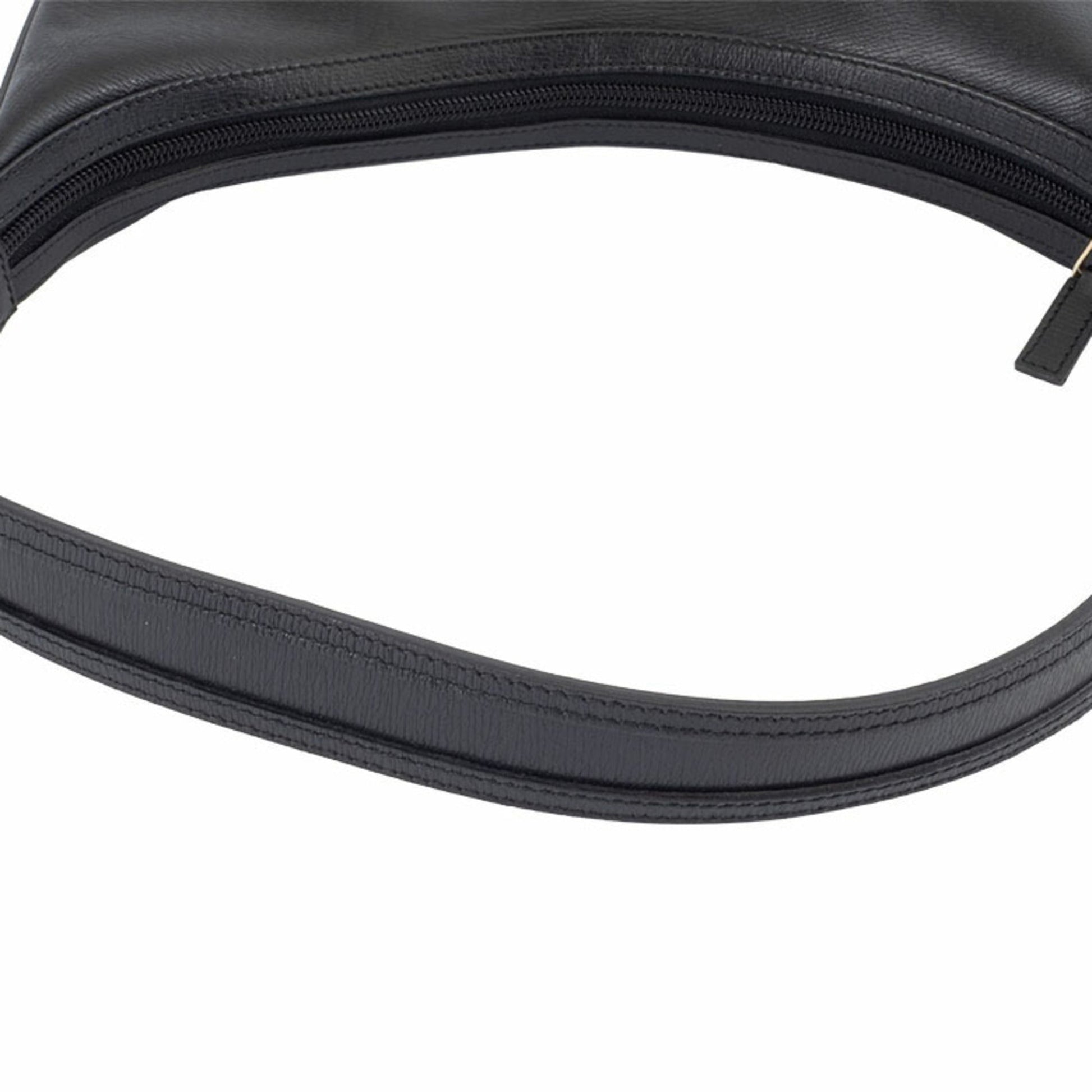 Gucci Black Leather Tote Bag