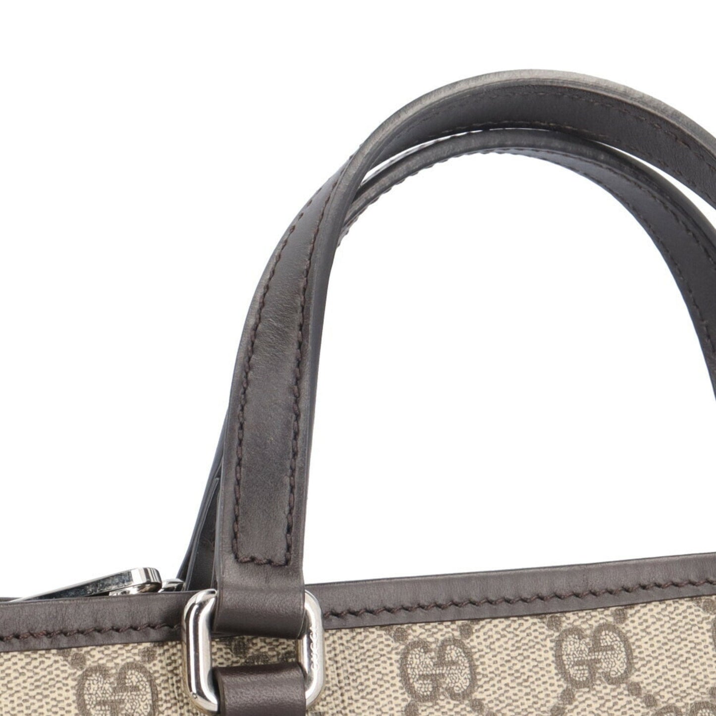 Gucci Beige Brown Gg Supreme Shoulder Bag