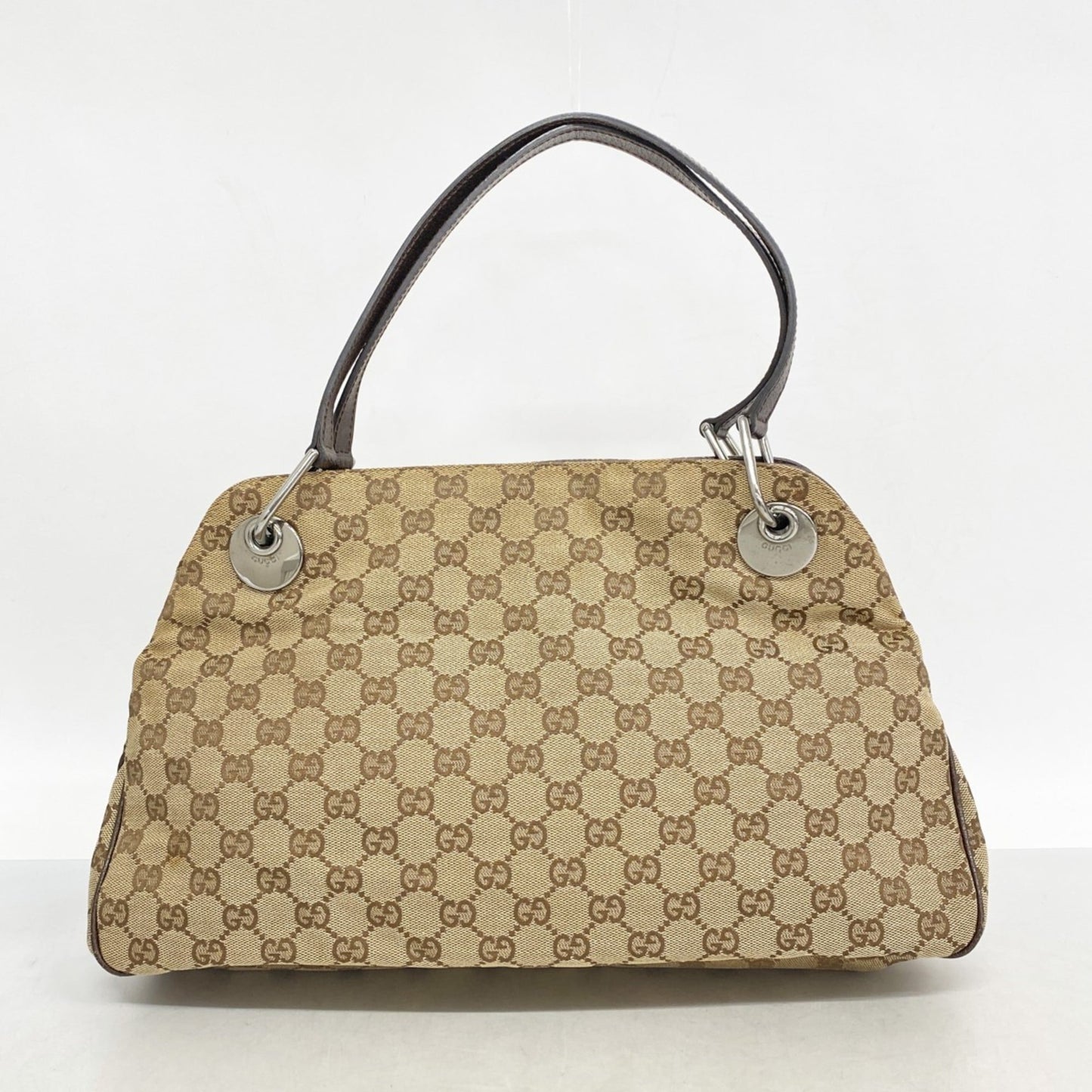 Gucci Brown Canvas Tote Bag
