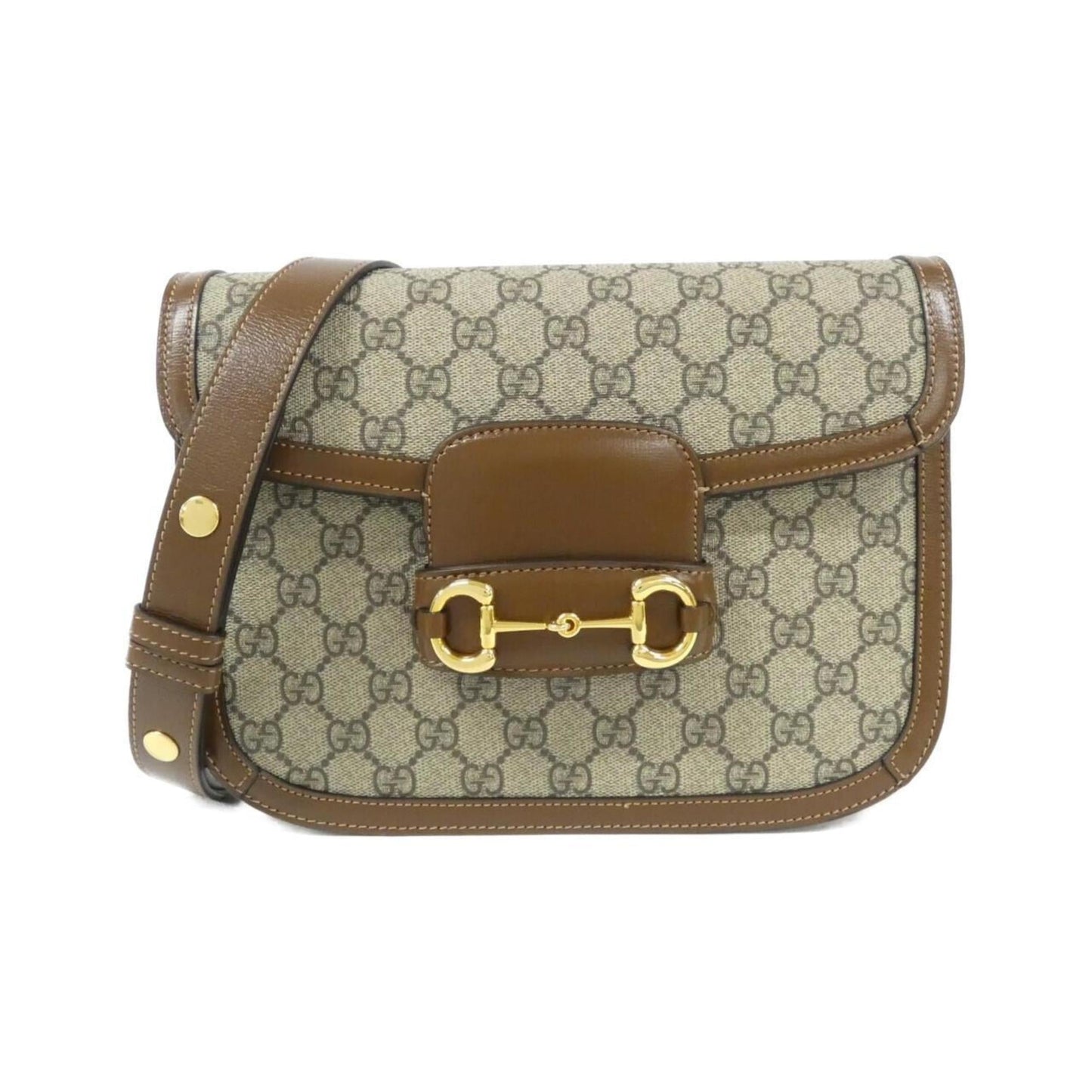 Gucci Beige Brown Gg Supreme Shoulder Bag