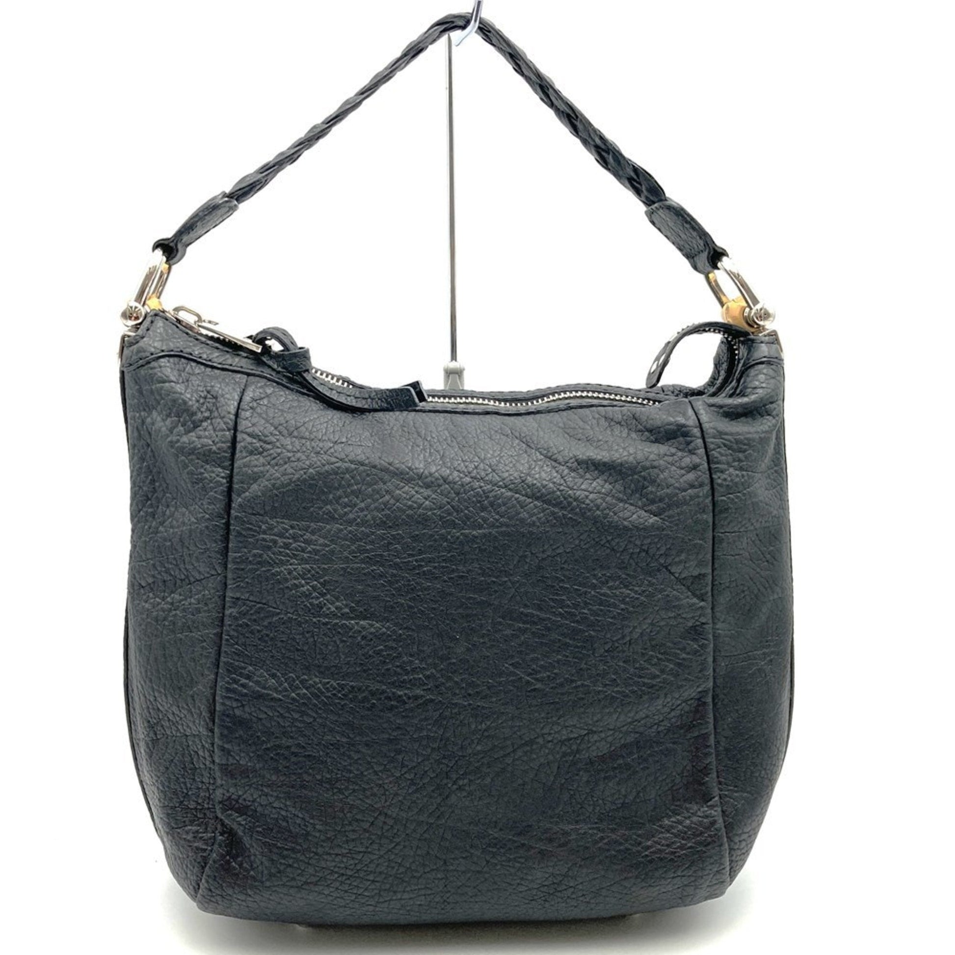 Gucci Black Bamboo Leather Handbag Shoulder Bag