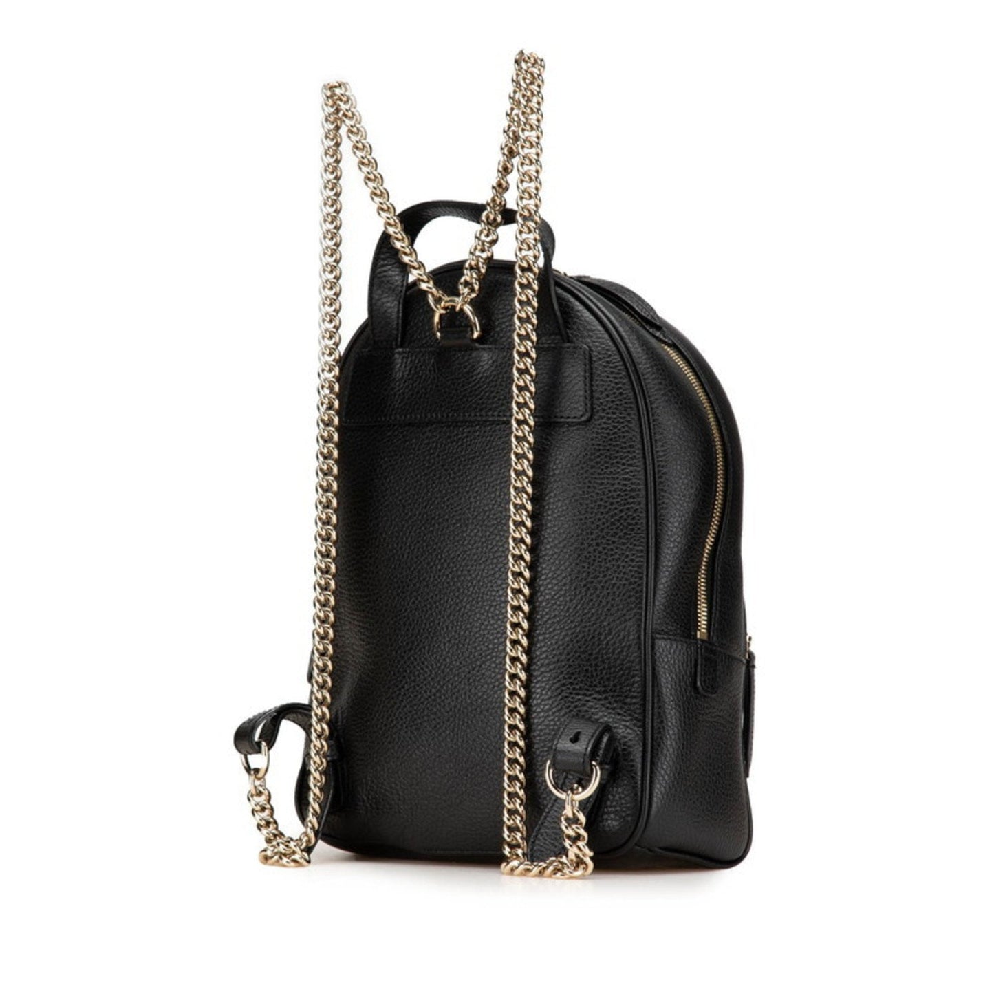 Gucci Black Leather Backpack