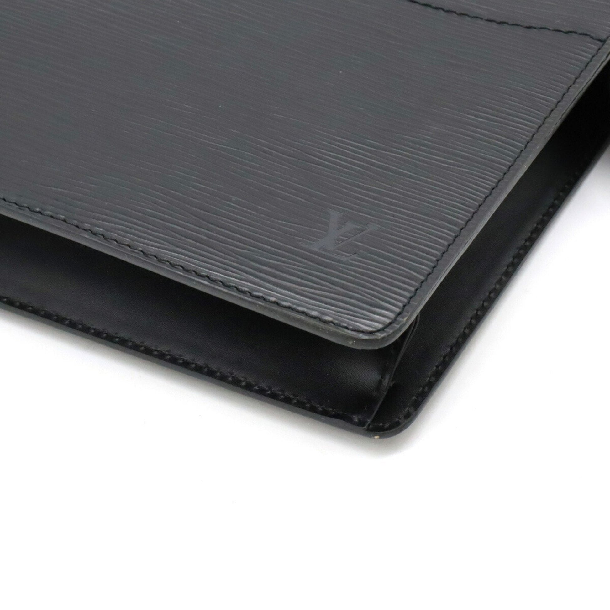LOUIS VUITTON Epi Pochette Homme Second Bag Clutch Noir Black M52522