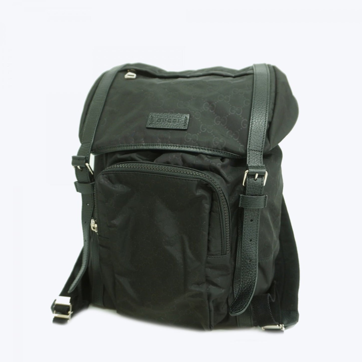 Gucci Black Nylon Backpack