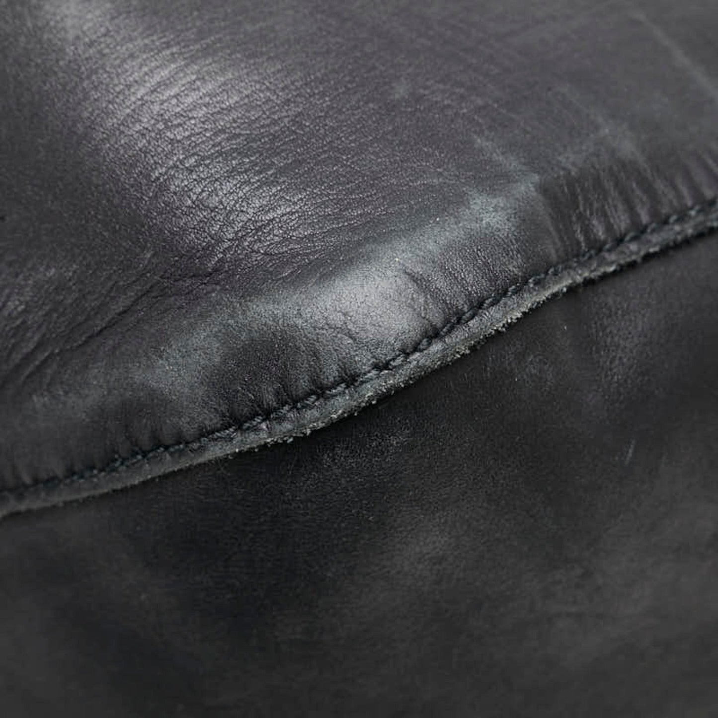 Gucci Black Leather Handbag Tote Bag