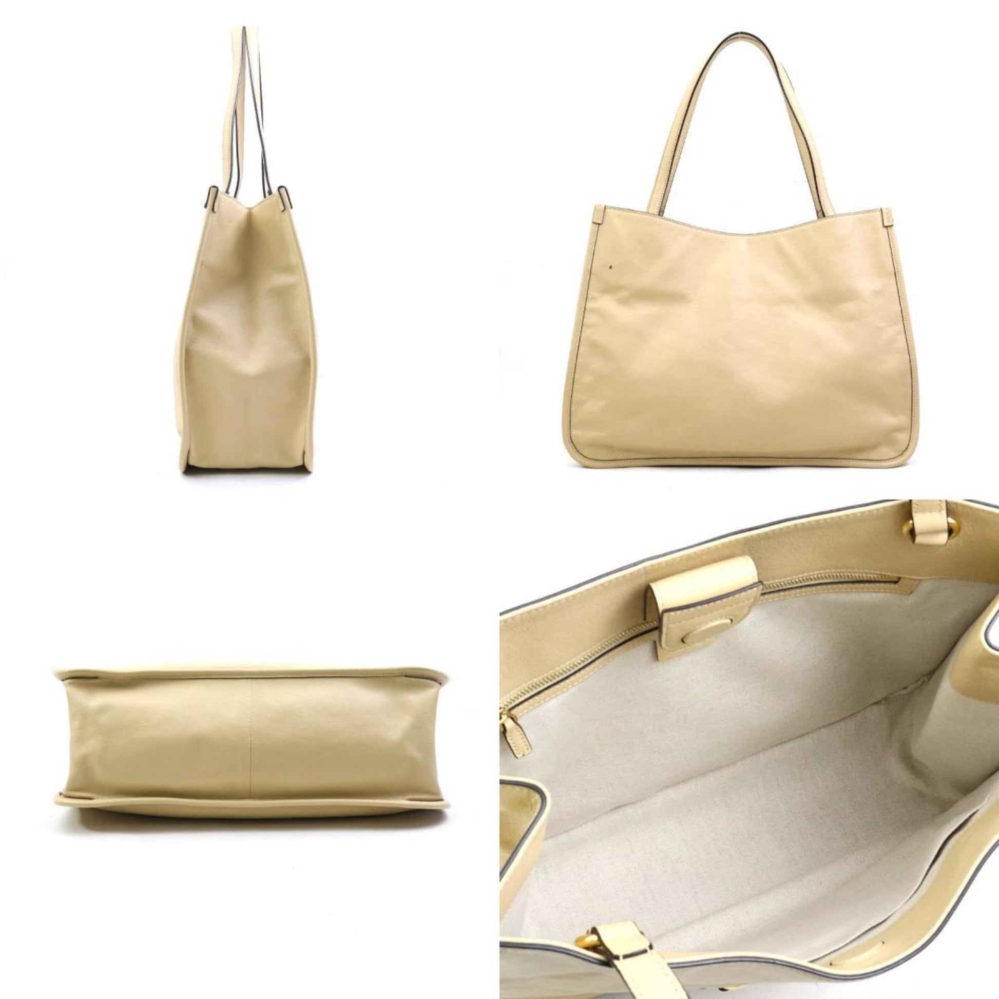 Gucci Beige Leather Shoulder Bag