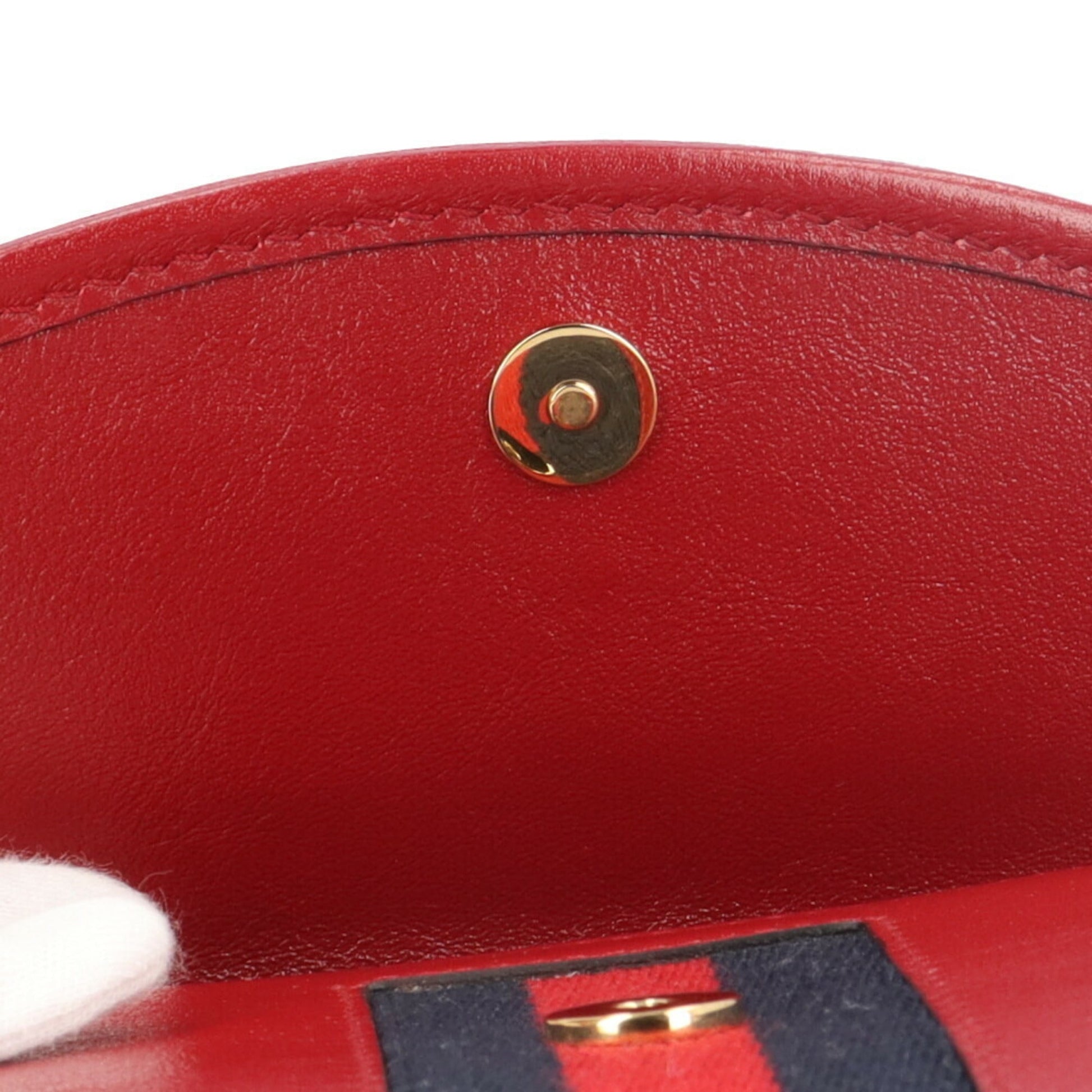 Gucci Red Color Leather Shoulder Bag