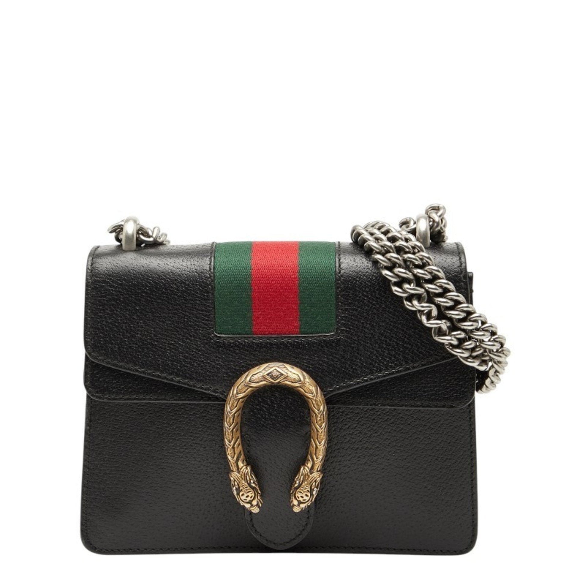 Gucci Black Leather Shoulder Bag