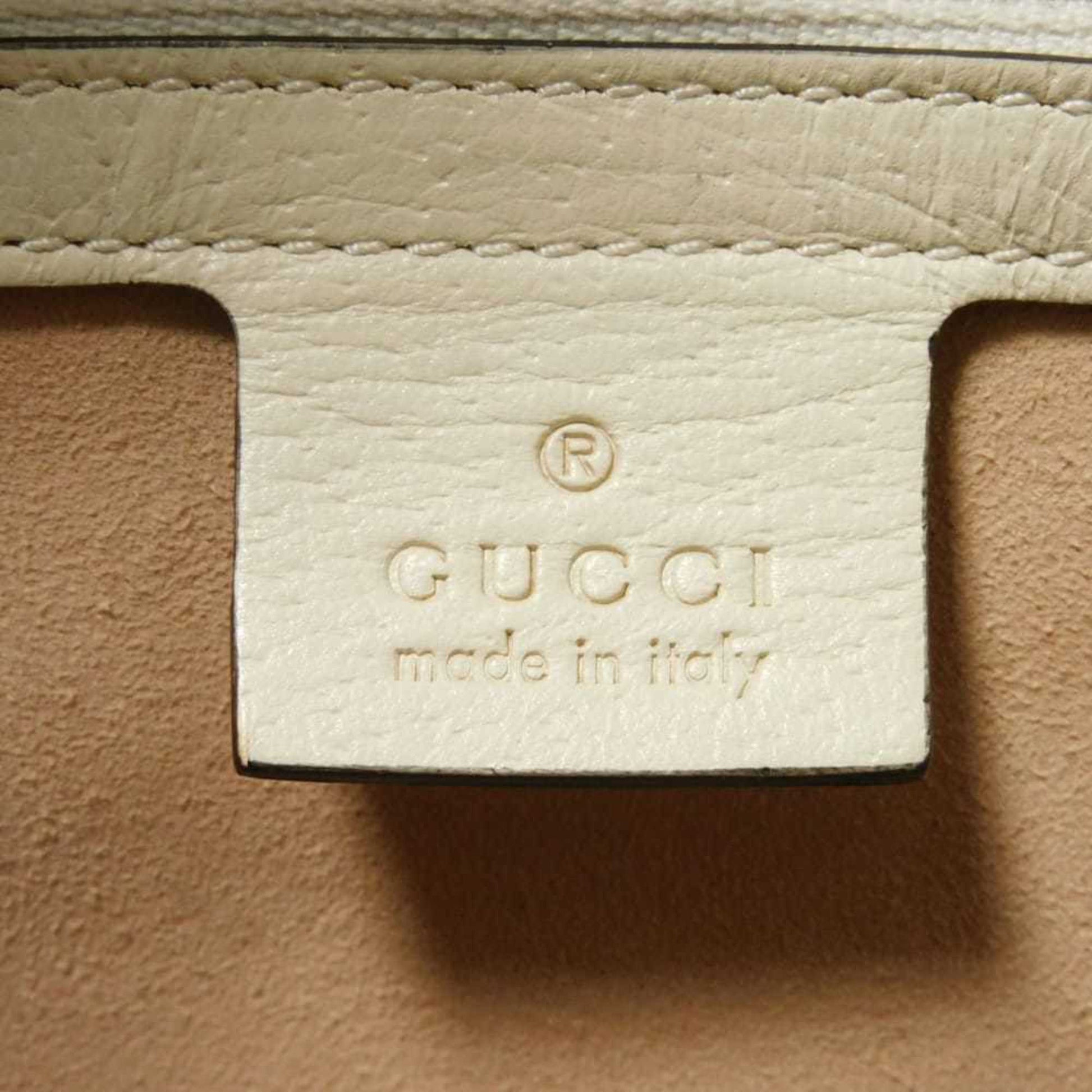 Gucci Beige Gg Supreme Leather Shoulder Bag Tote Bag