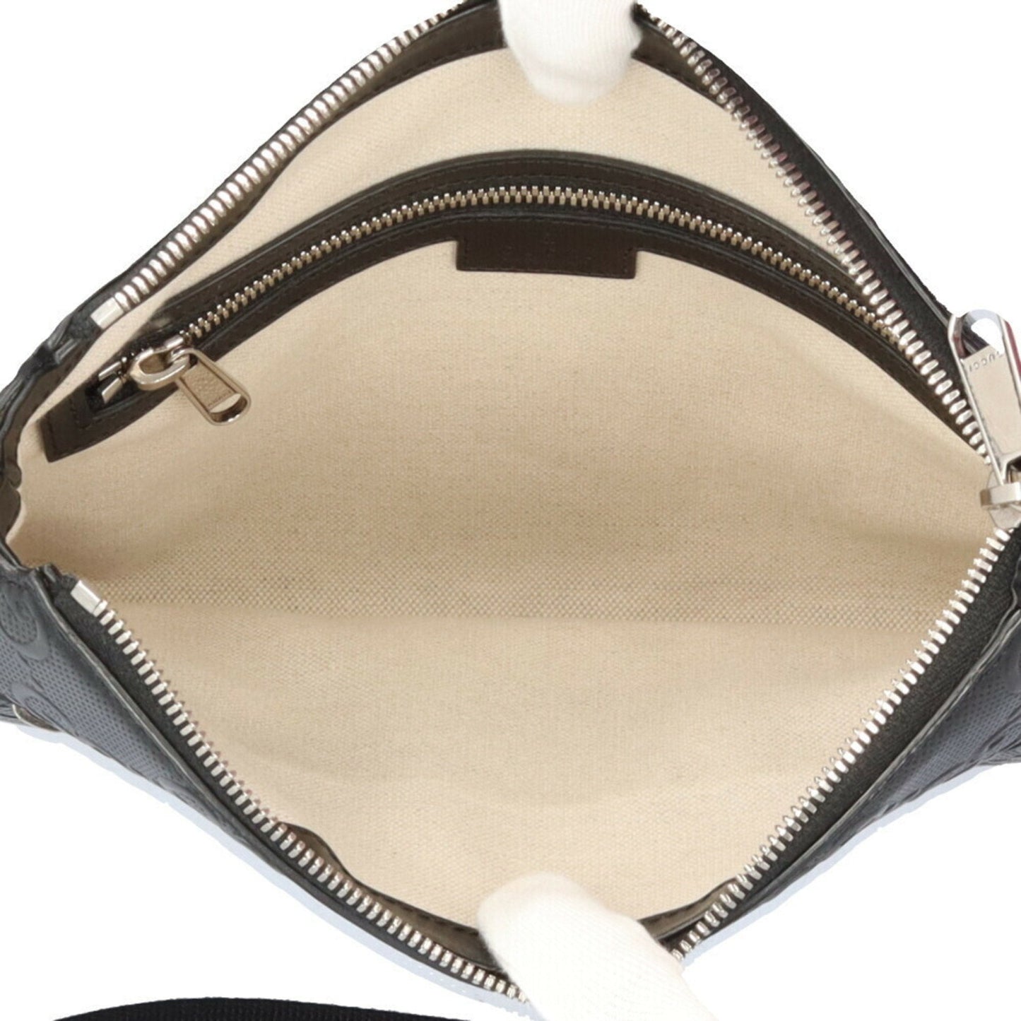 Gucci Black Leather Shoulder Bag