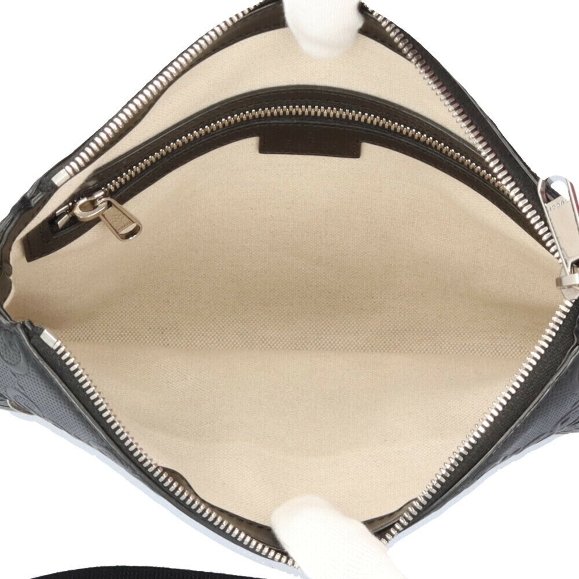 Gucci Black Leather Shoulder Bag