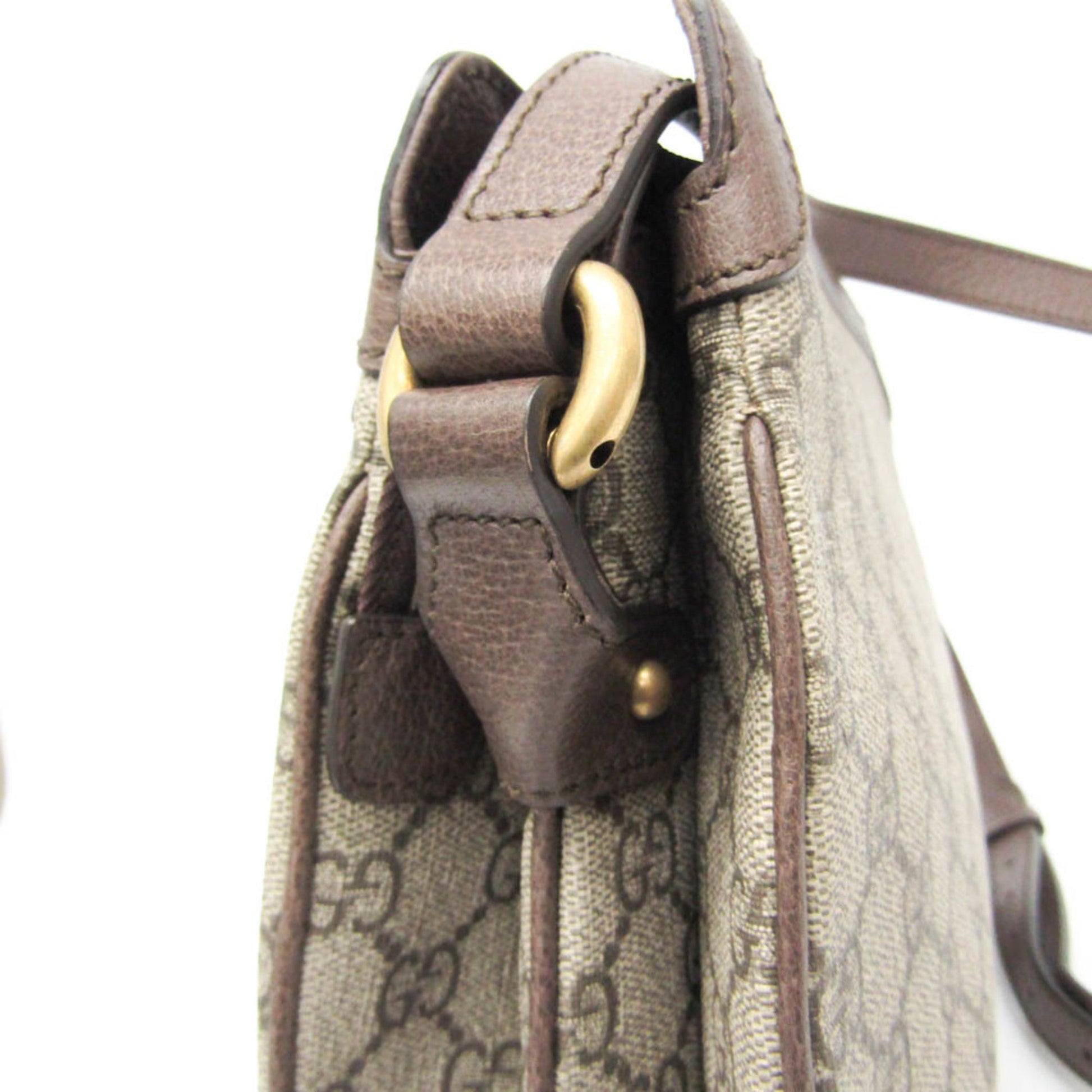 Gucci Ophidia Beige Pvc Shoulder Bag