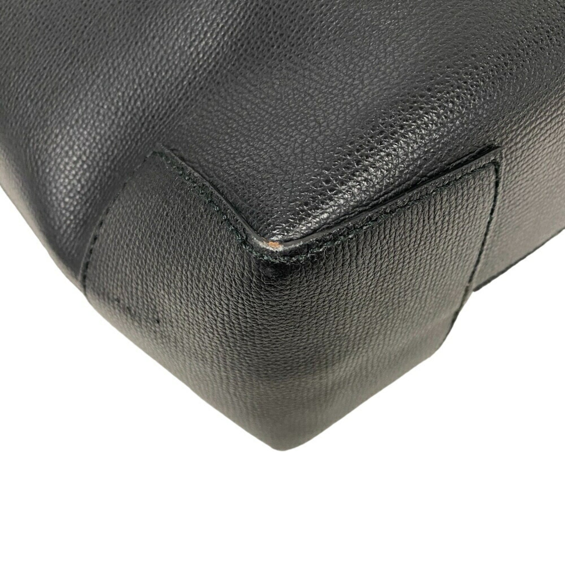 Burberry Pvc Tote Bag Leather Black Brown Leather Tote Bag