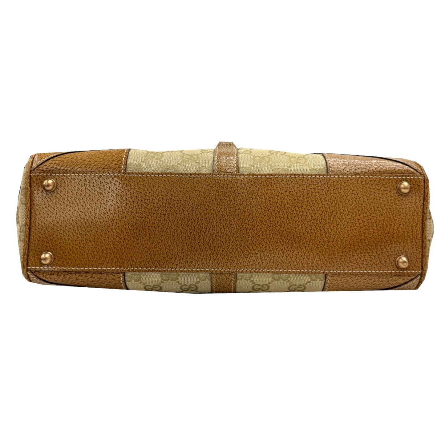 Gucci New Jackie Beige Gg Canvas Handbag