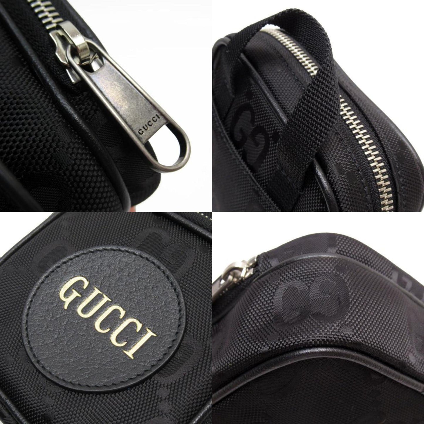 Gucci Black Canvas Shoulder Bag