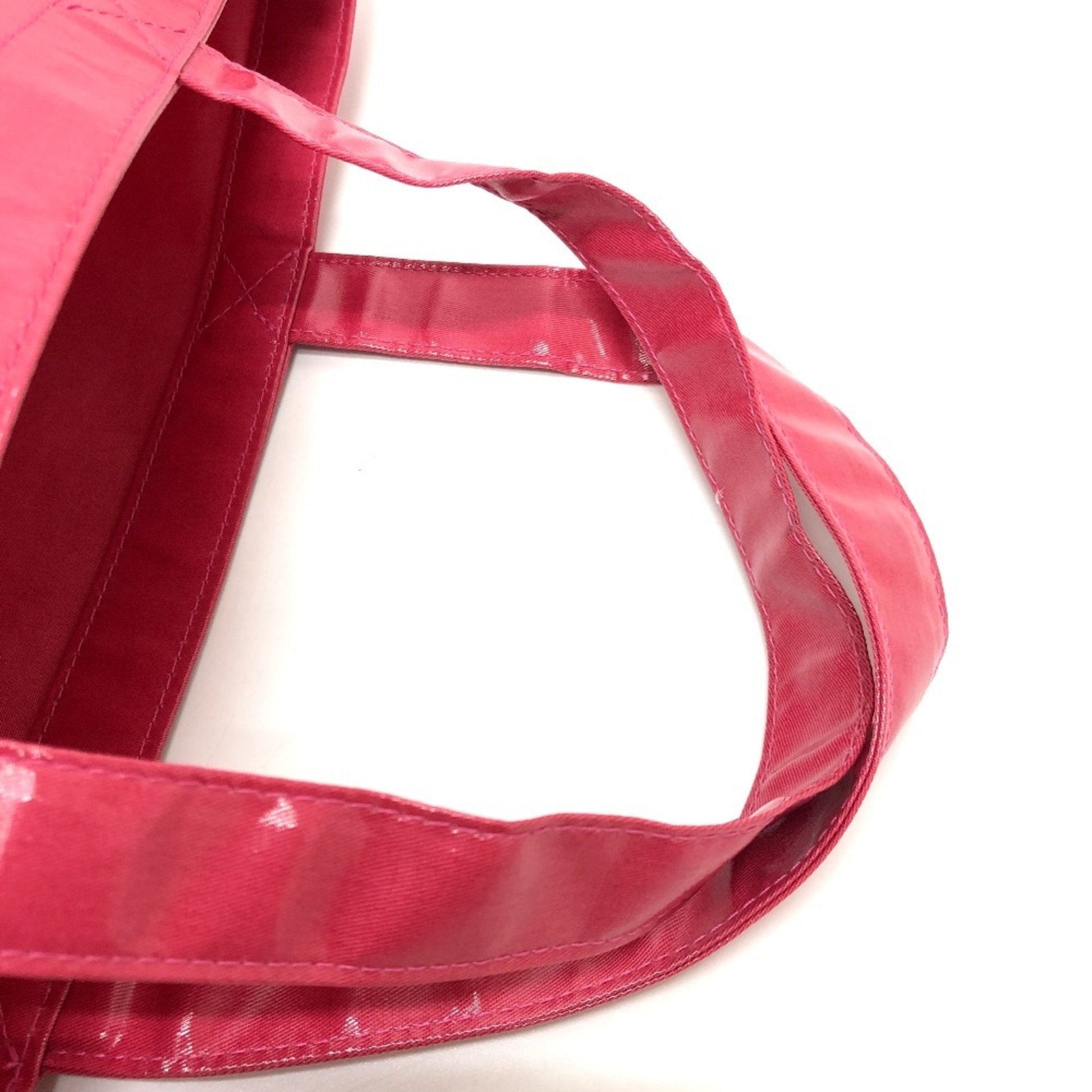 Gucci Pink Coated Canvas Handbag Tote Bag