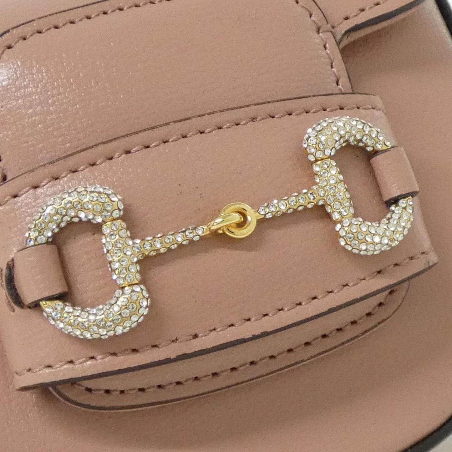 Gucci Dusty Pink Leather Shoulder Bag