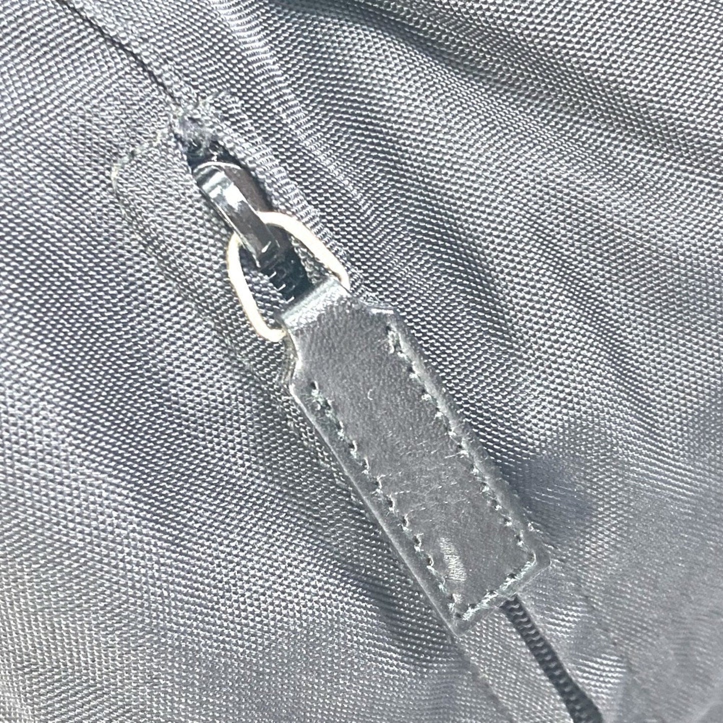 Gucci Black Nylon Leather Backpack