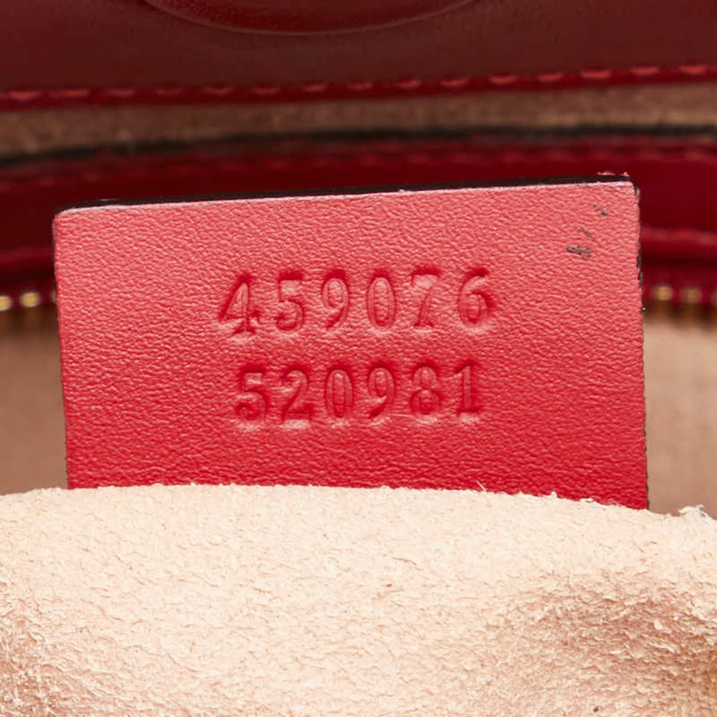 Gucci Red Color Leather Handbag Shoulder Bag