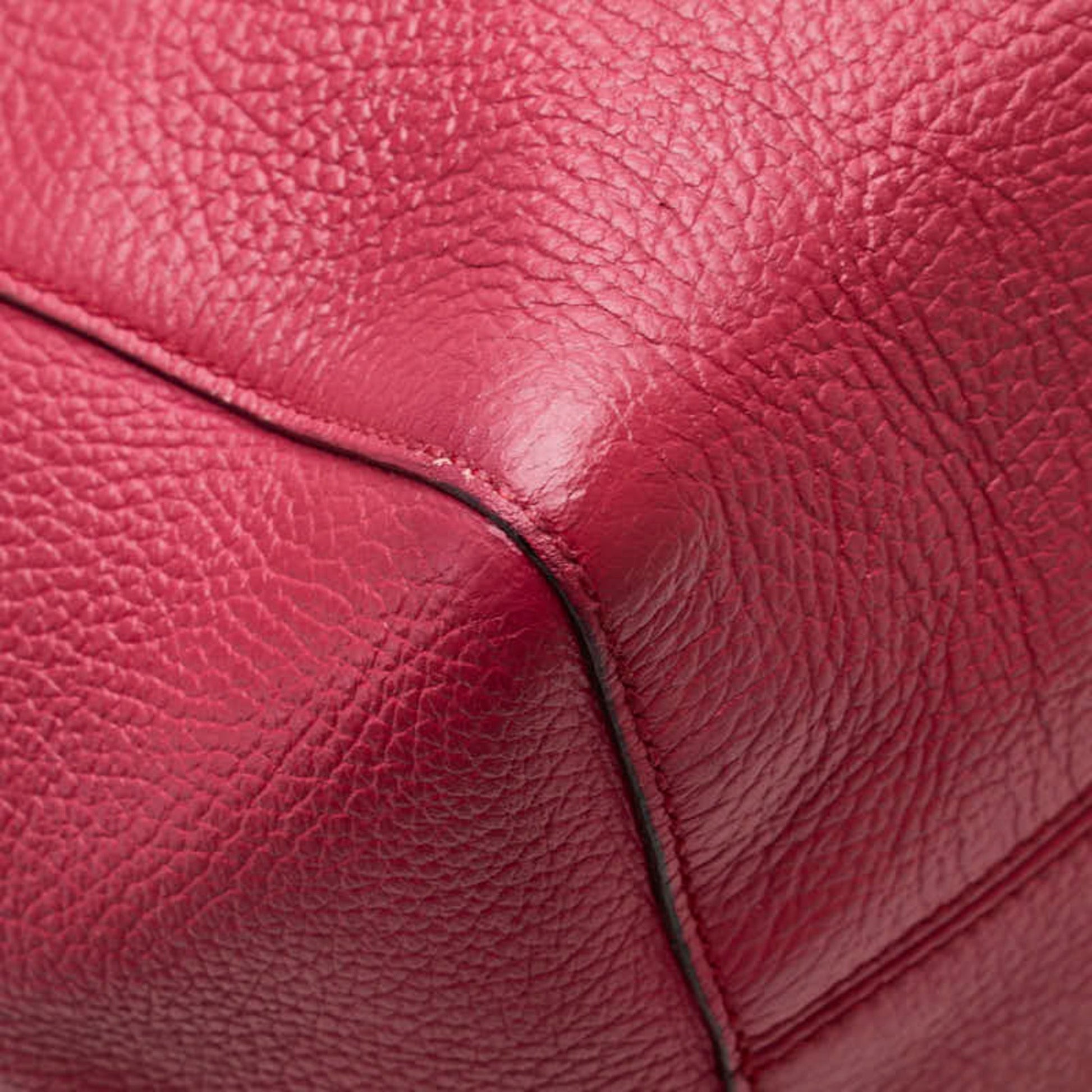 Gucci Pink Leather Shoulder Bag Tote Bag