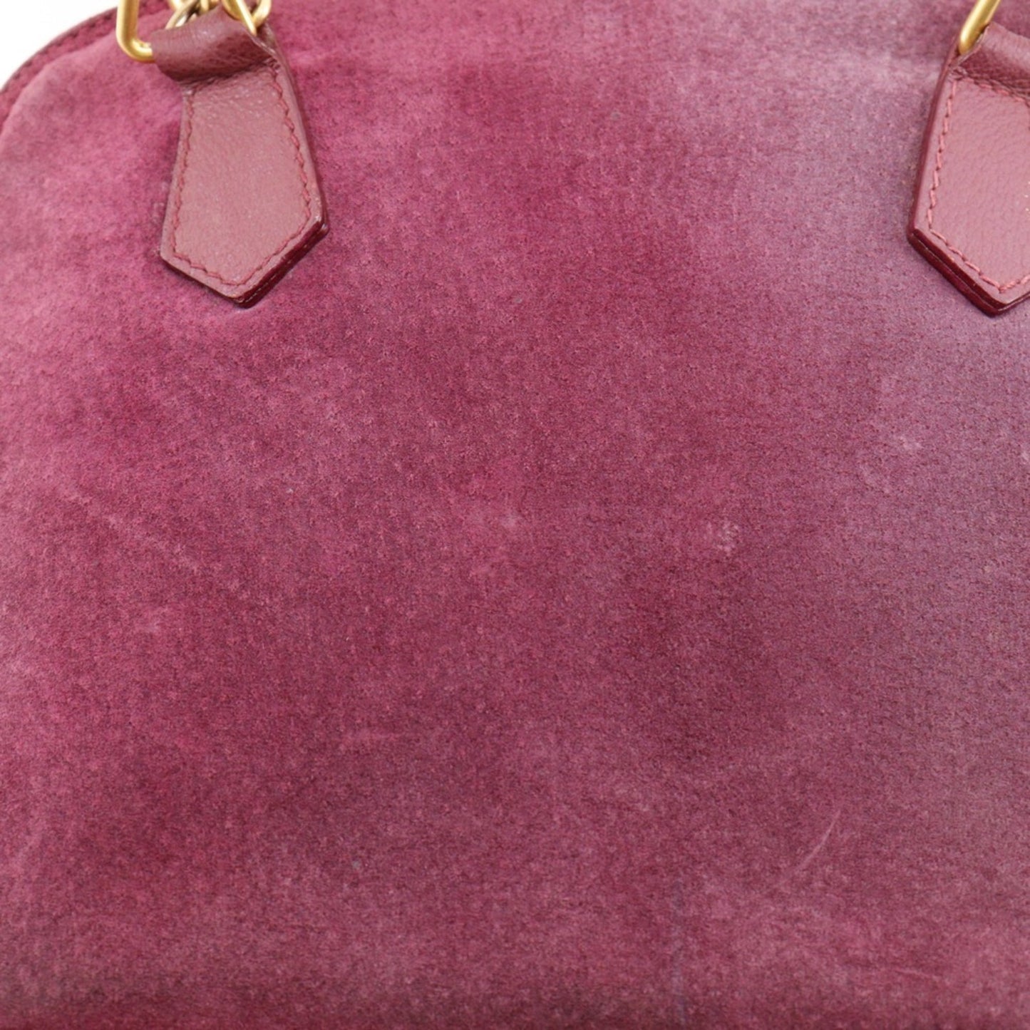 Gucci Purple Suede Handbag