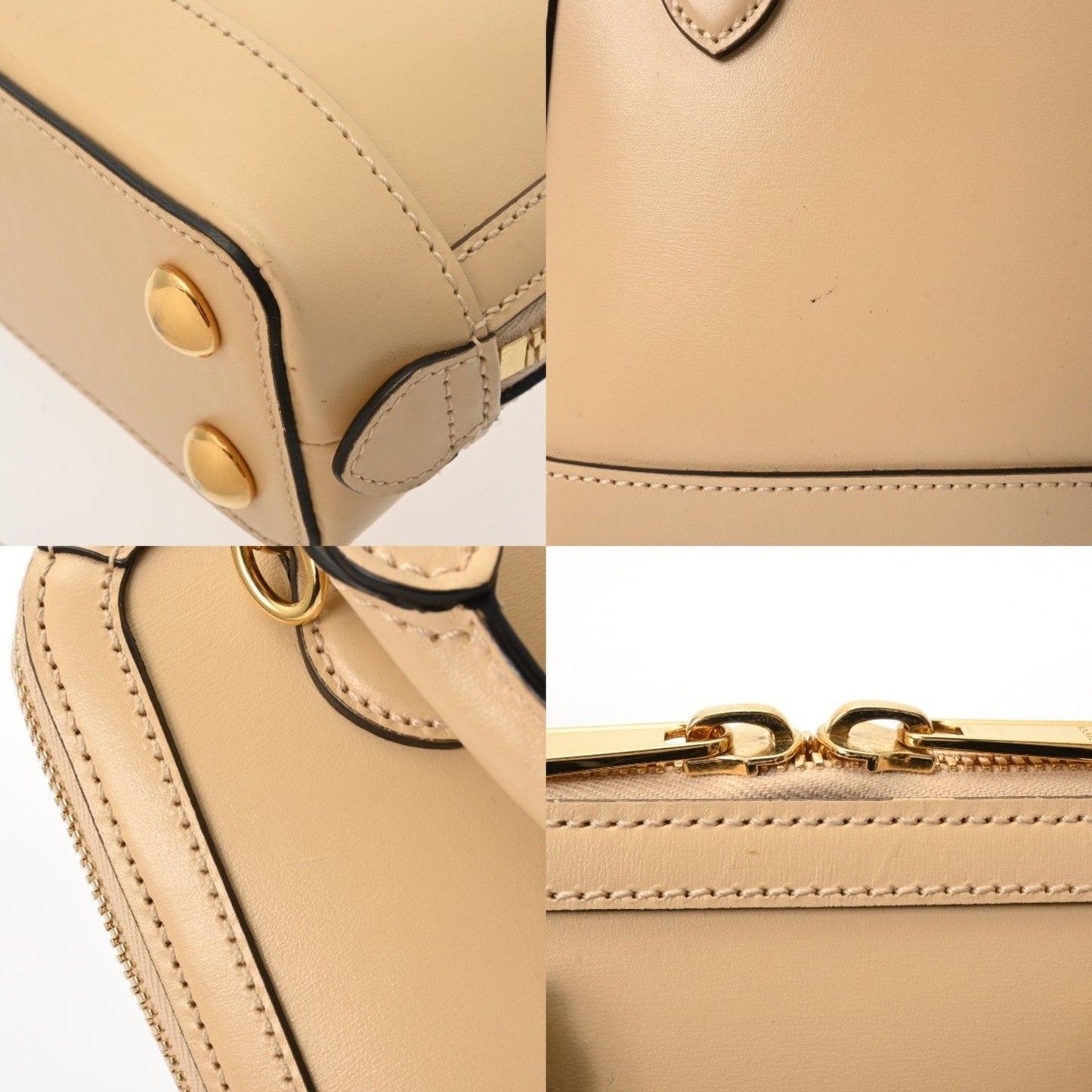 Gucci Horsebit Beige Handbag