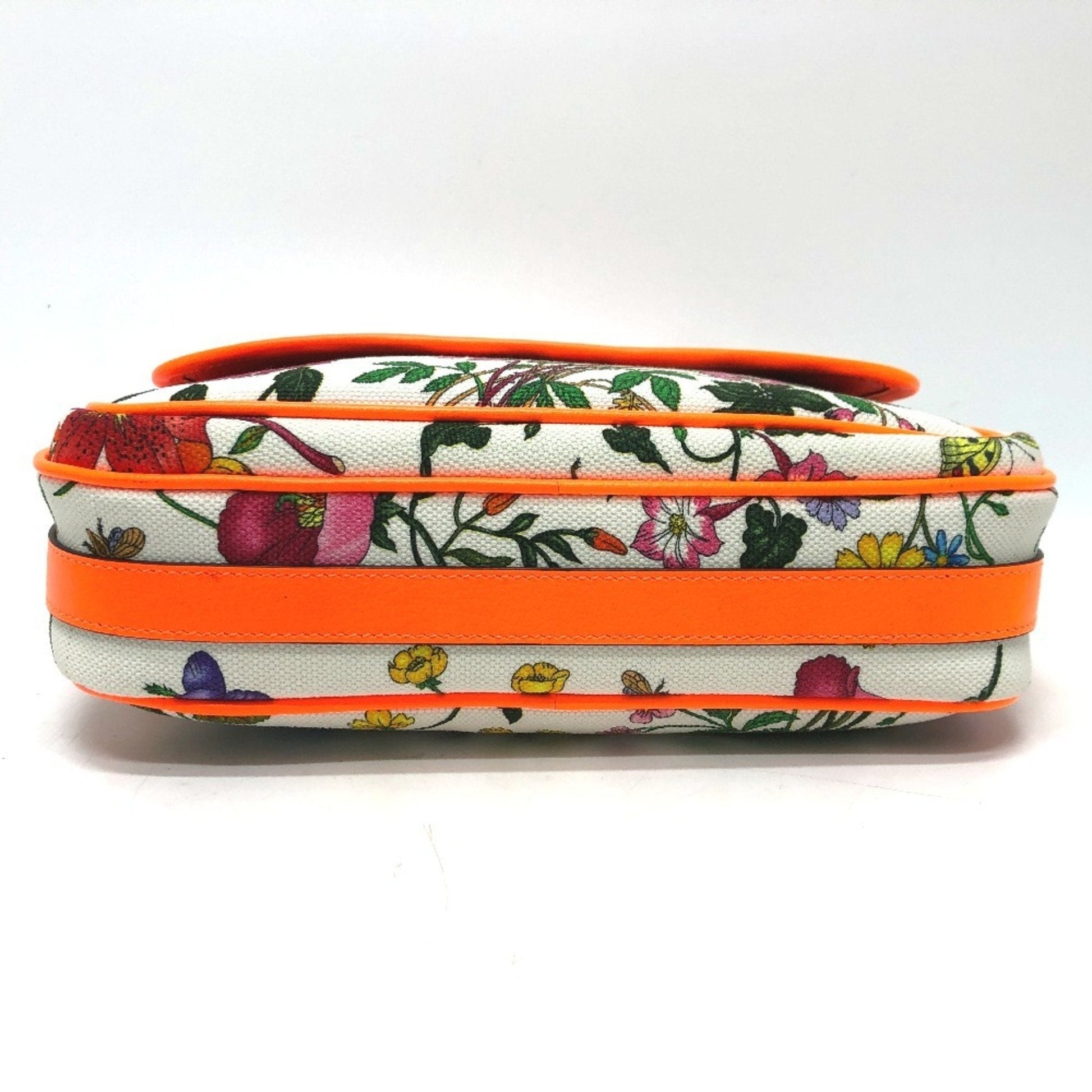 Gucci Multi-Color Canvas Leather Shoulder Bag