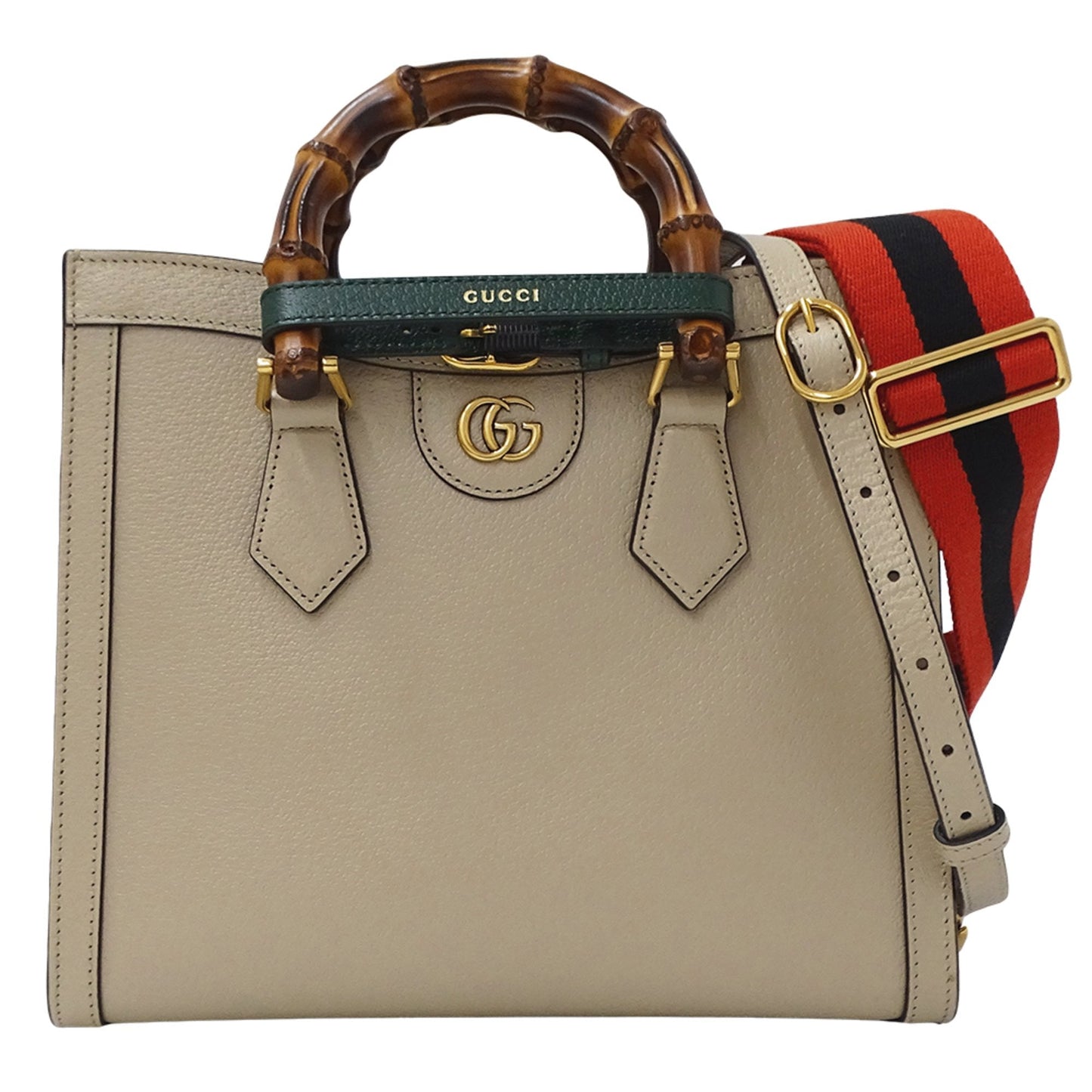 Gucci Beige Leather Handbag Shoulder Bag