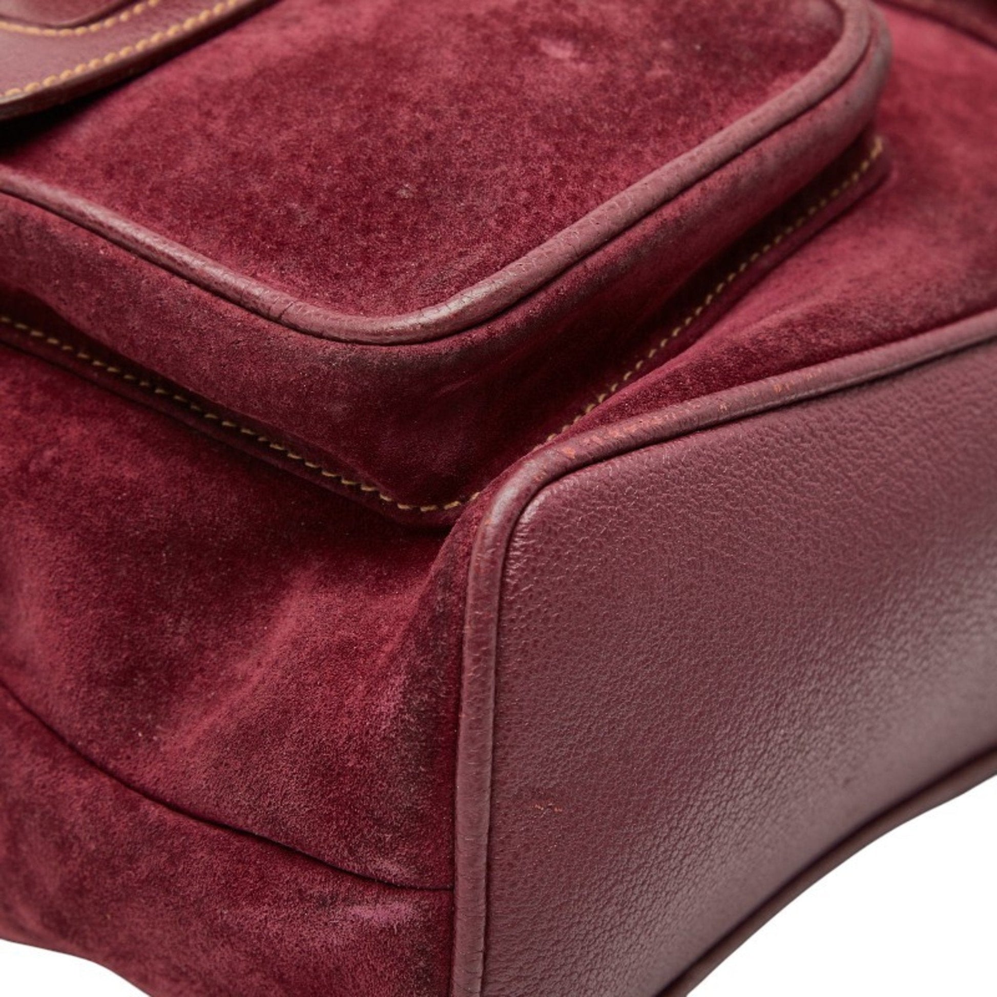 Gucci Purple Suede Backpack