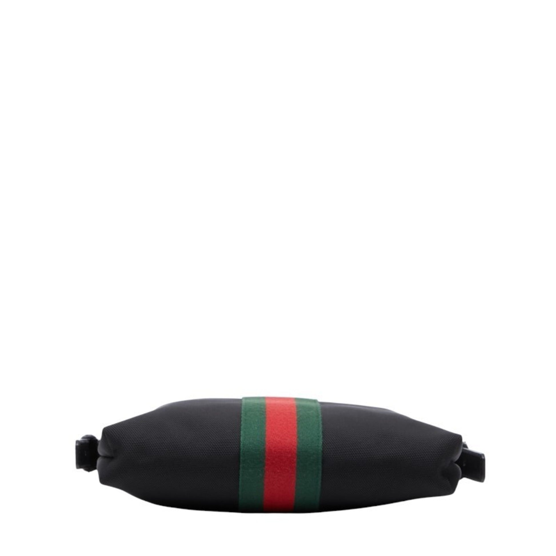 Gucci Black Nylon Leather Shoulder Bag