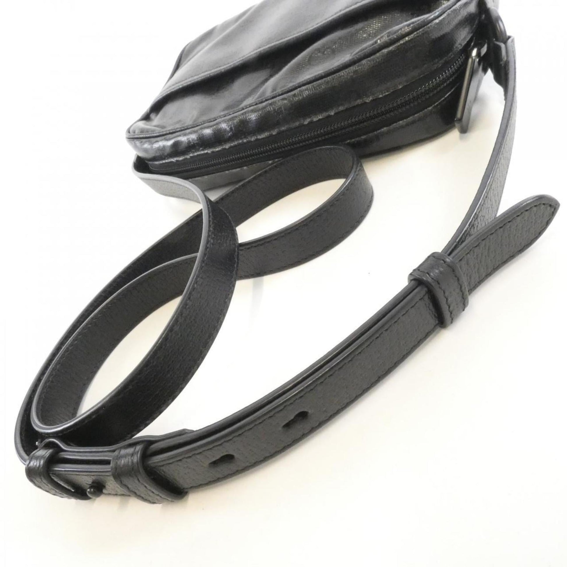 Gucci Black Gg Crystal Shoulder Bag