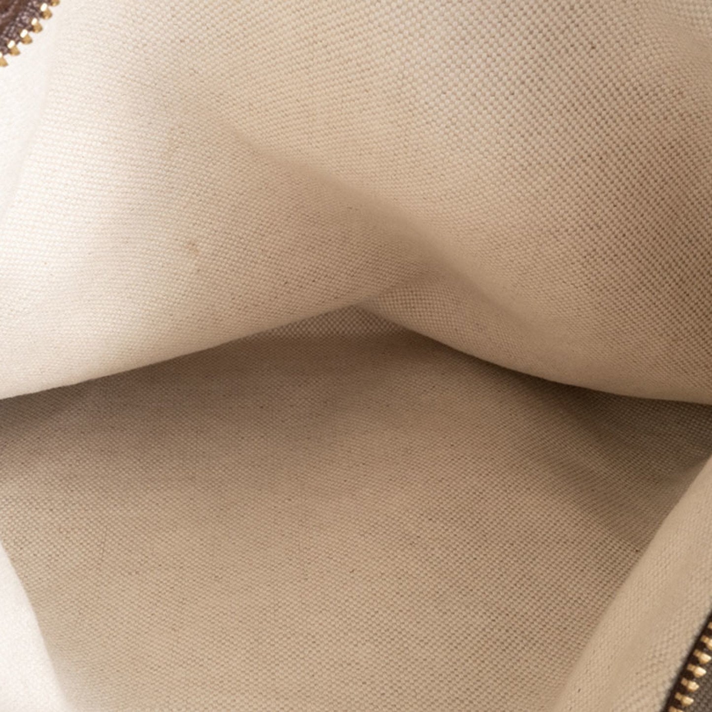 Gucci Beige Brown Gg Canvas Leather Shoulder Bag