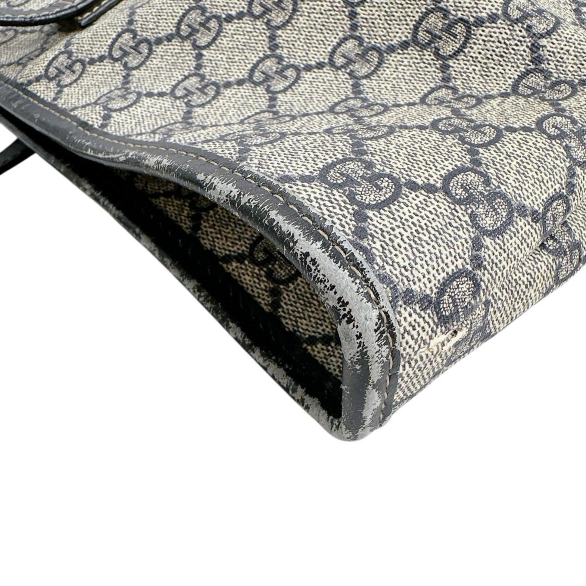 Gucci Gray Pvc Tote Bag