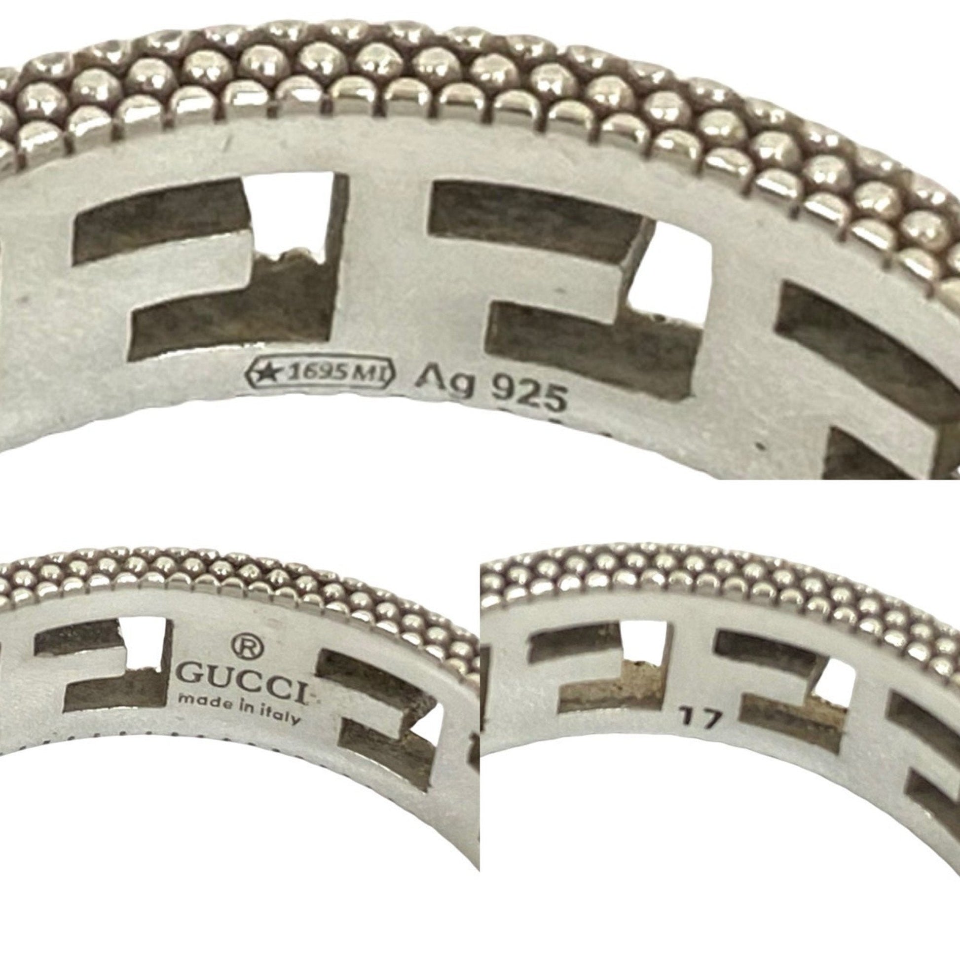 Gucci Silver Silver 925 Band Ring