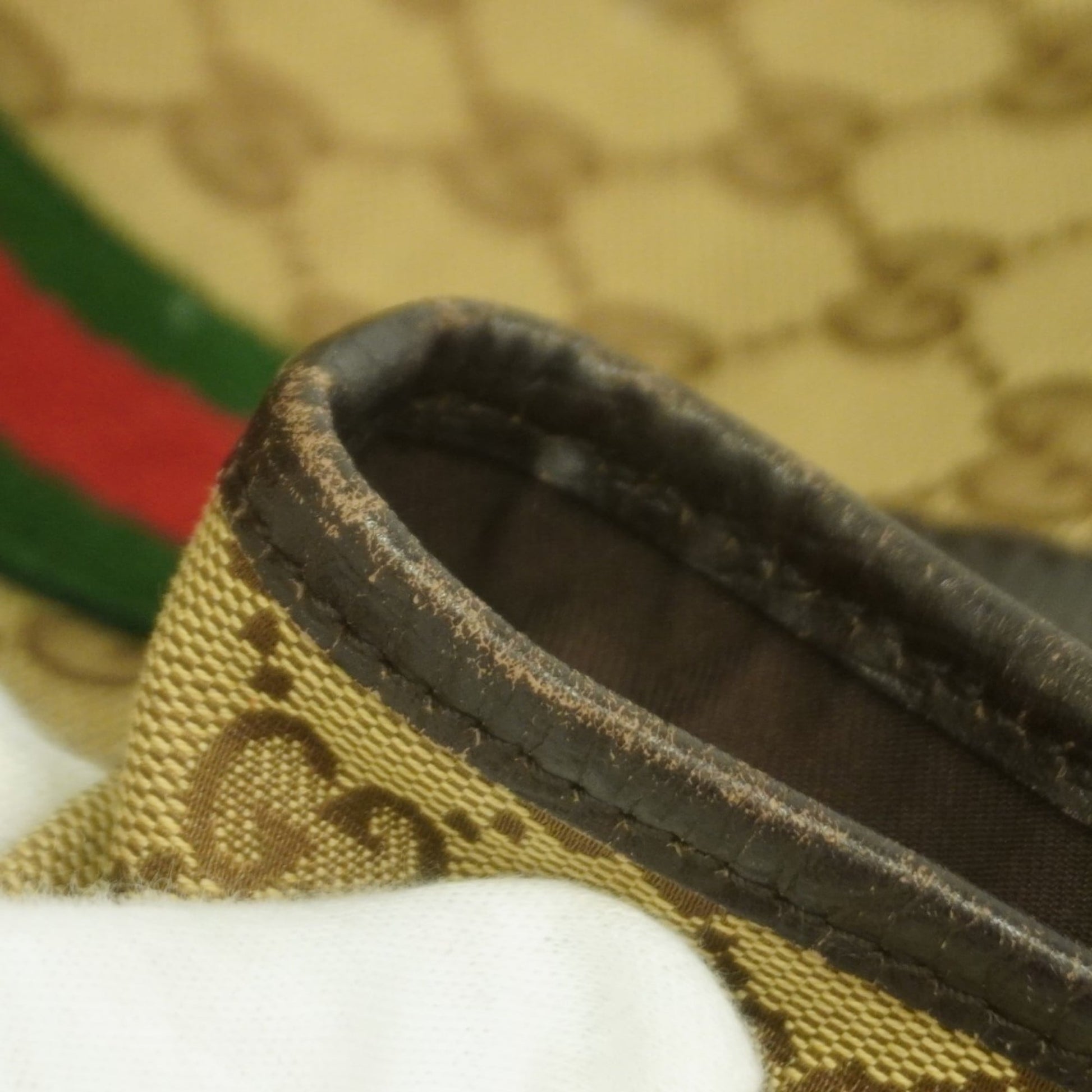 Gucci Brown Canvas Tote Bag