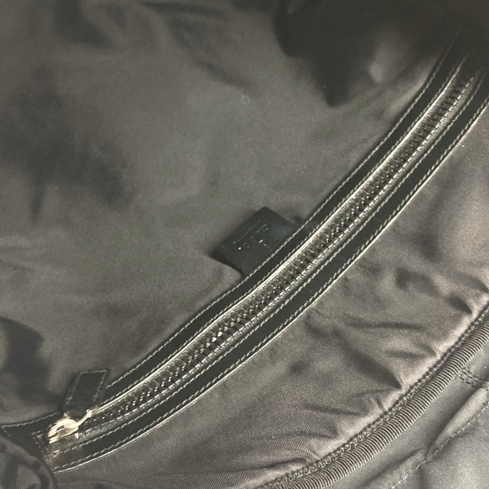 Gucci Sherry Line Black Nylon Canvas Backpack