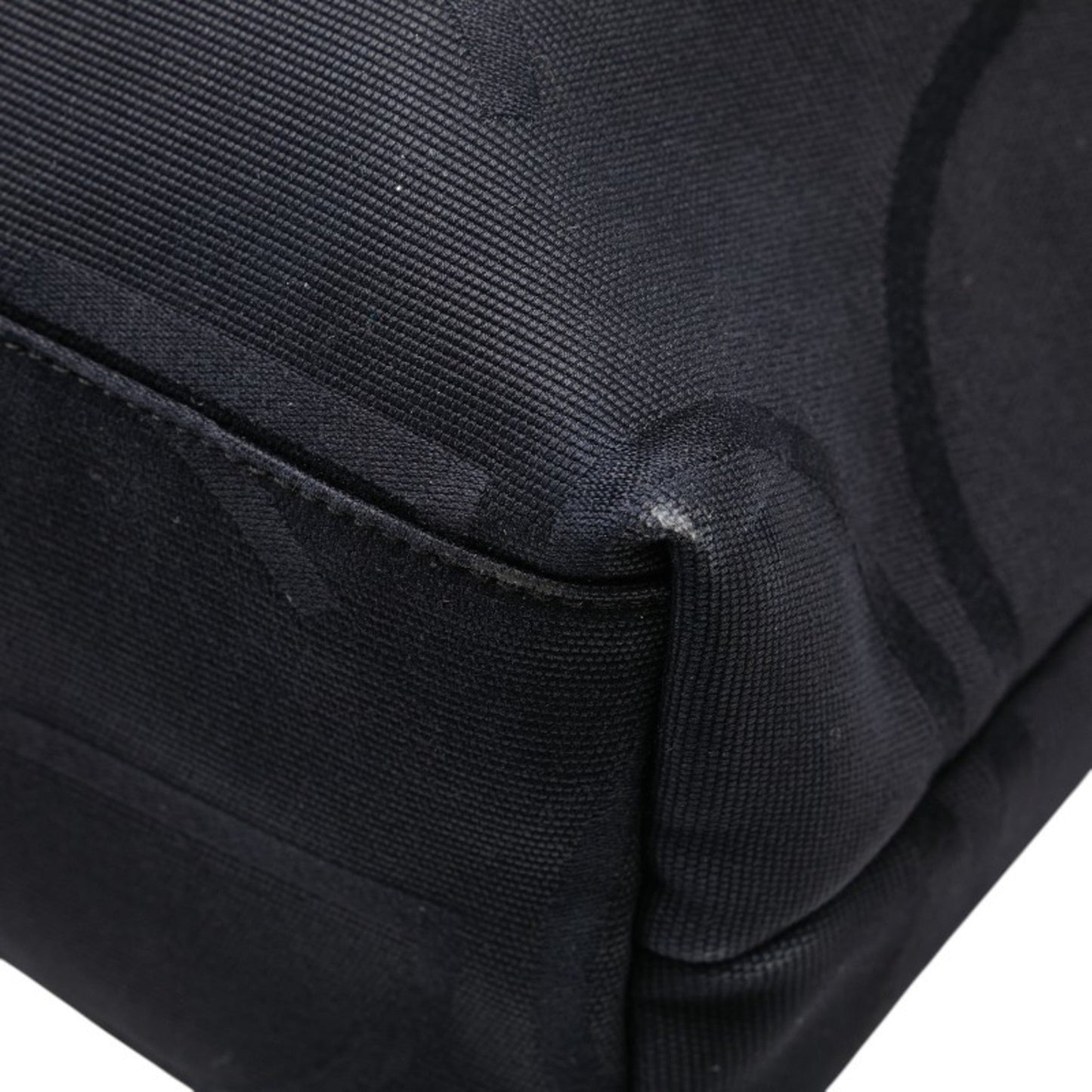 Gucci Black Canvas Tote Bag