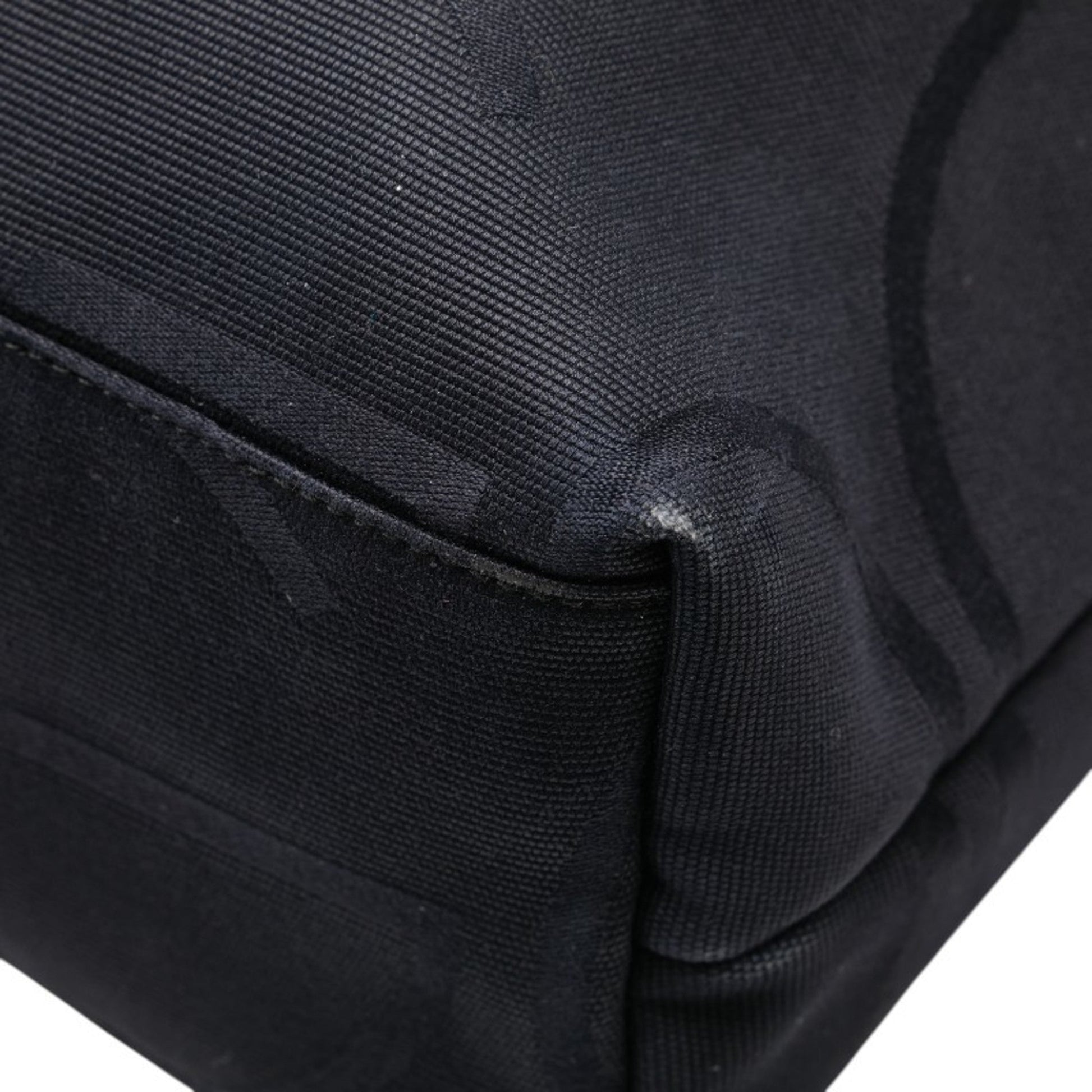 Gucci Black Canvas Tote Bag
