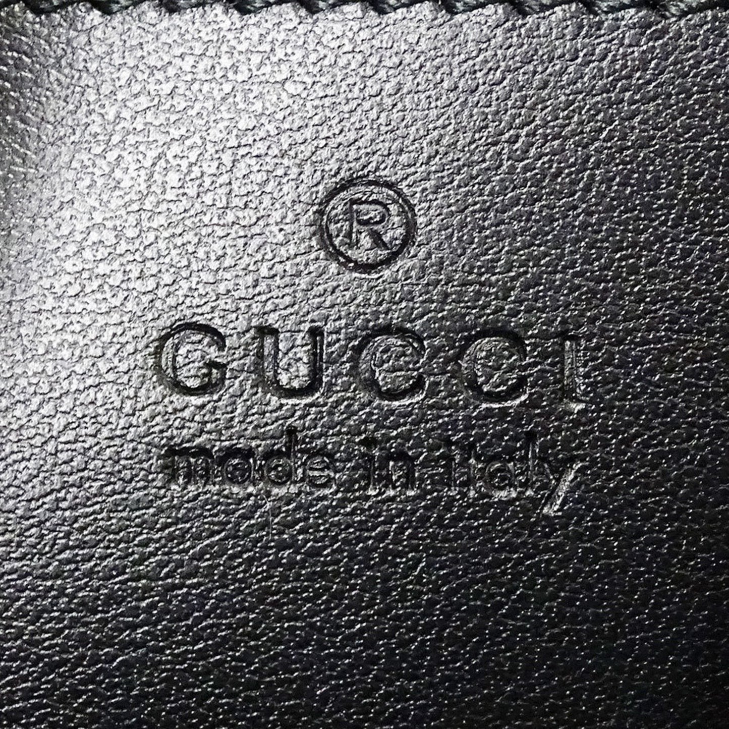 Gucci Black Leather Shoulder Bag