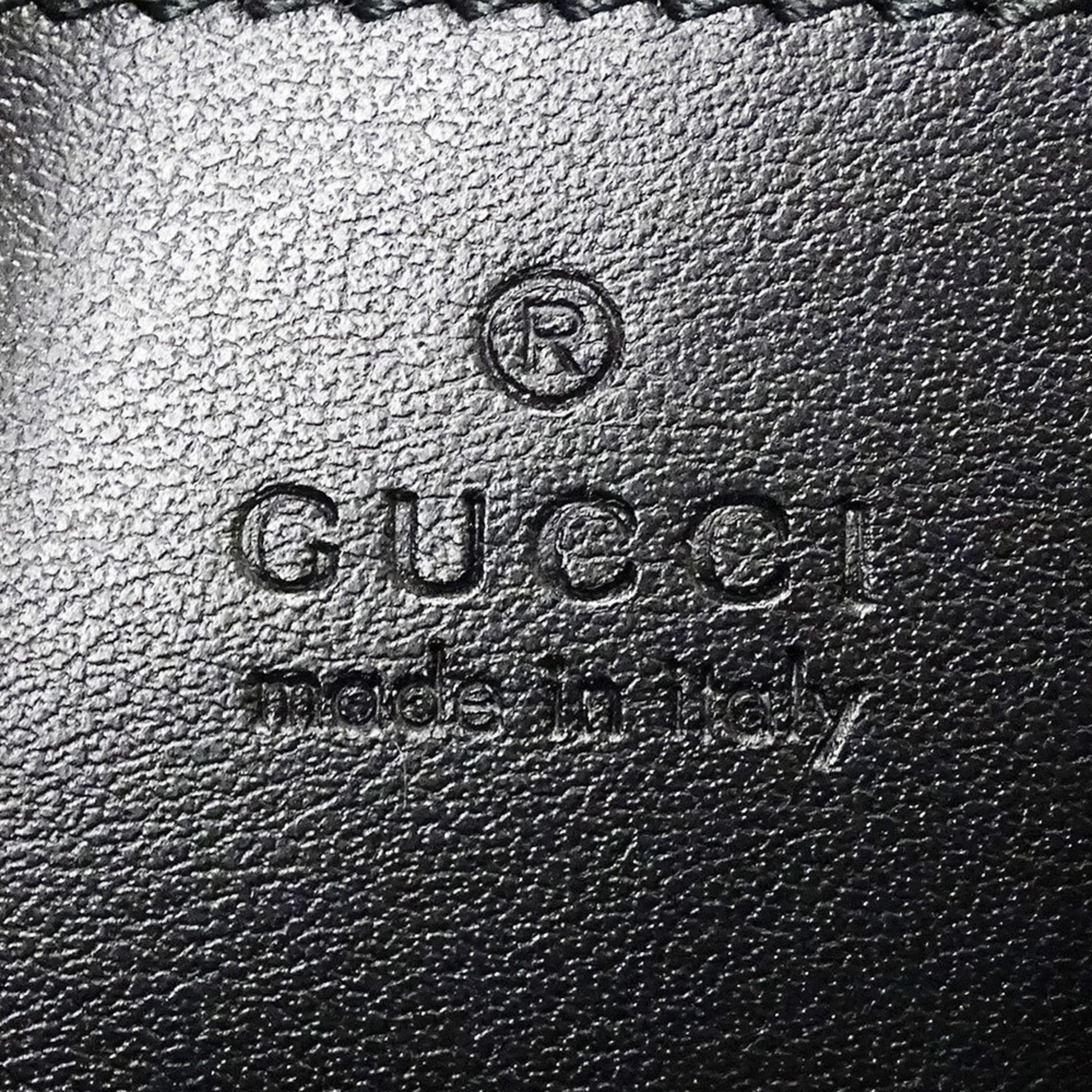 Gucci Black Leather Shoulder Bag