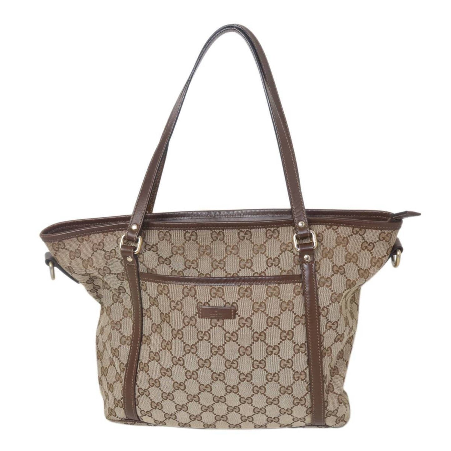 Gucci Beige Leather Tote Bag