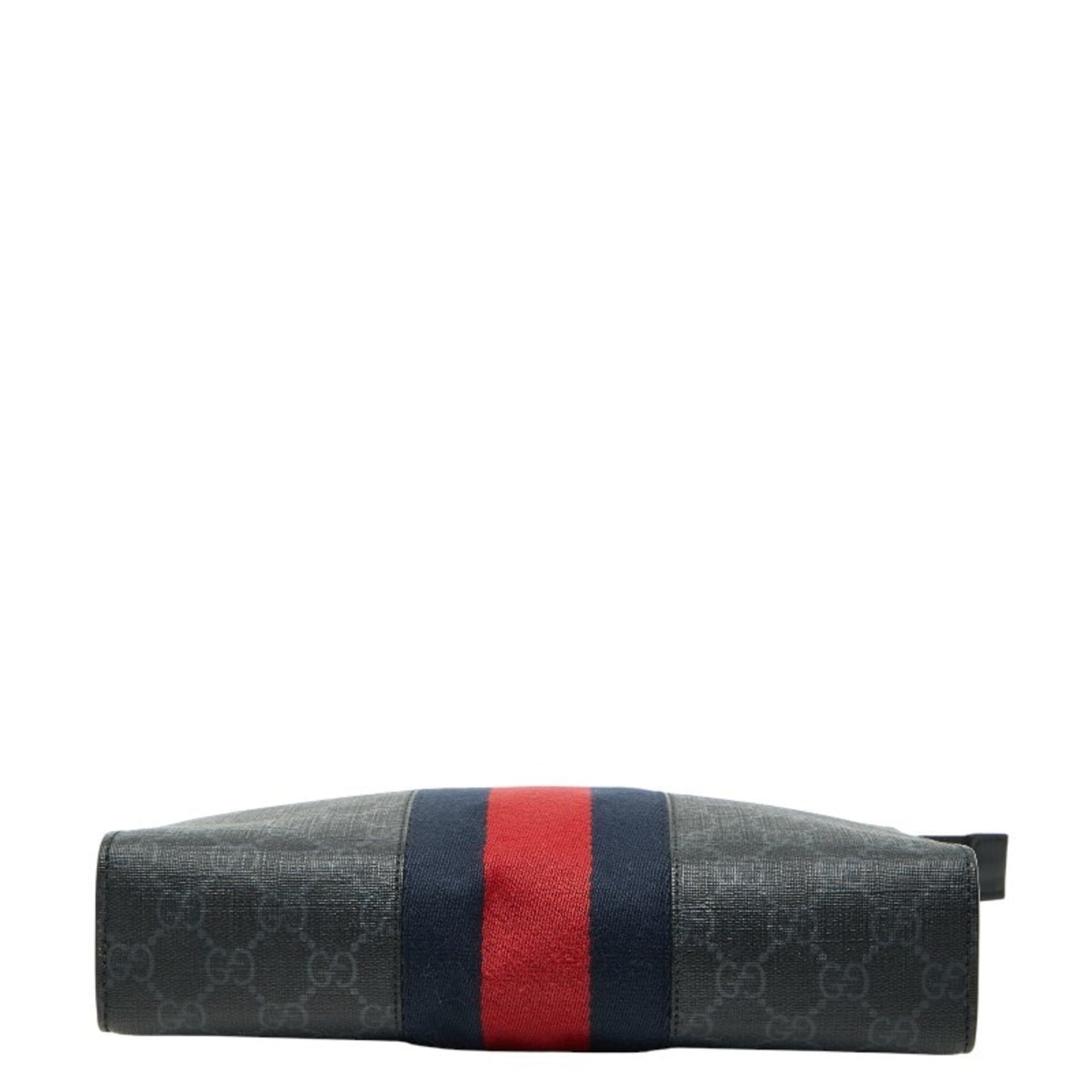 Gucci Black Multi-Color Pvc Leather Clutch Bag