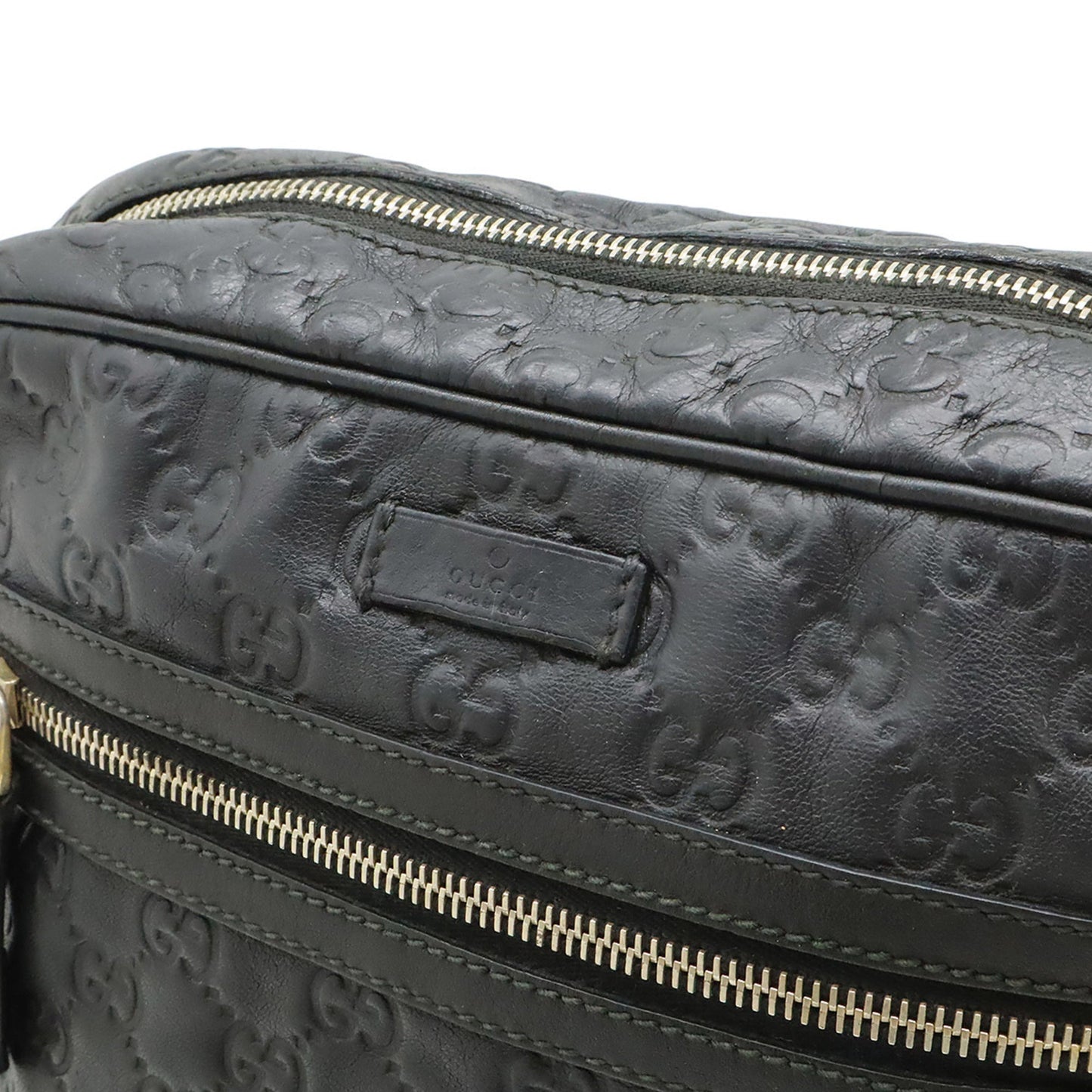 Gucci Black Leather Shoulder Bag