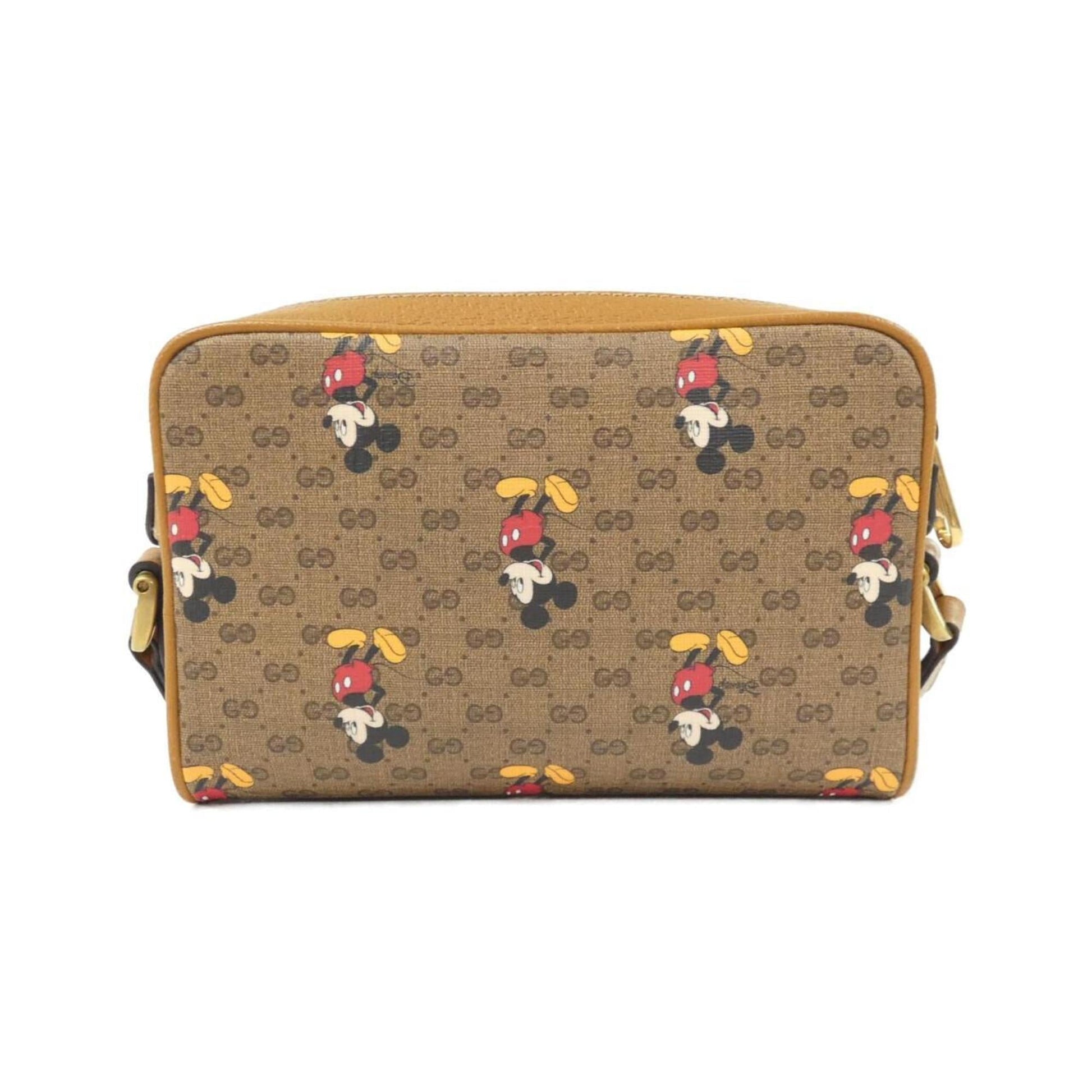 Gucci Beige Light Brown Gg Supreme Leather Shoulder Bag